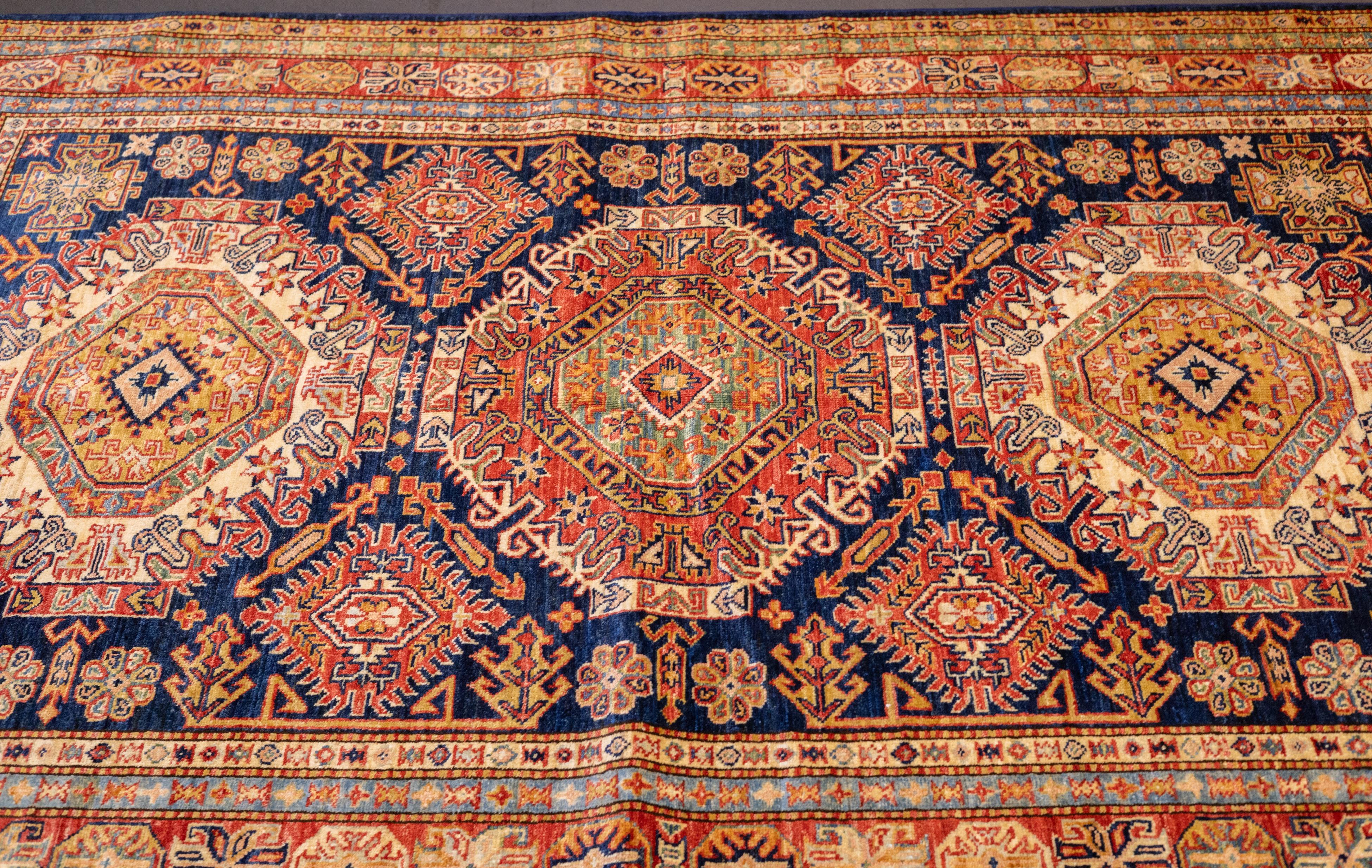 Contemporary PAK Kazak Rug 5'2'' x 7'9'' For Sale