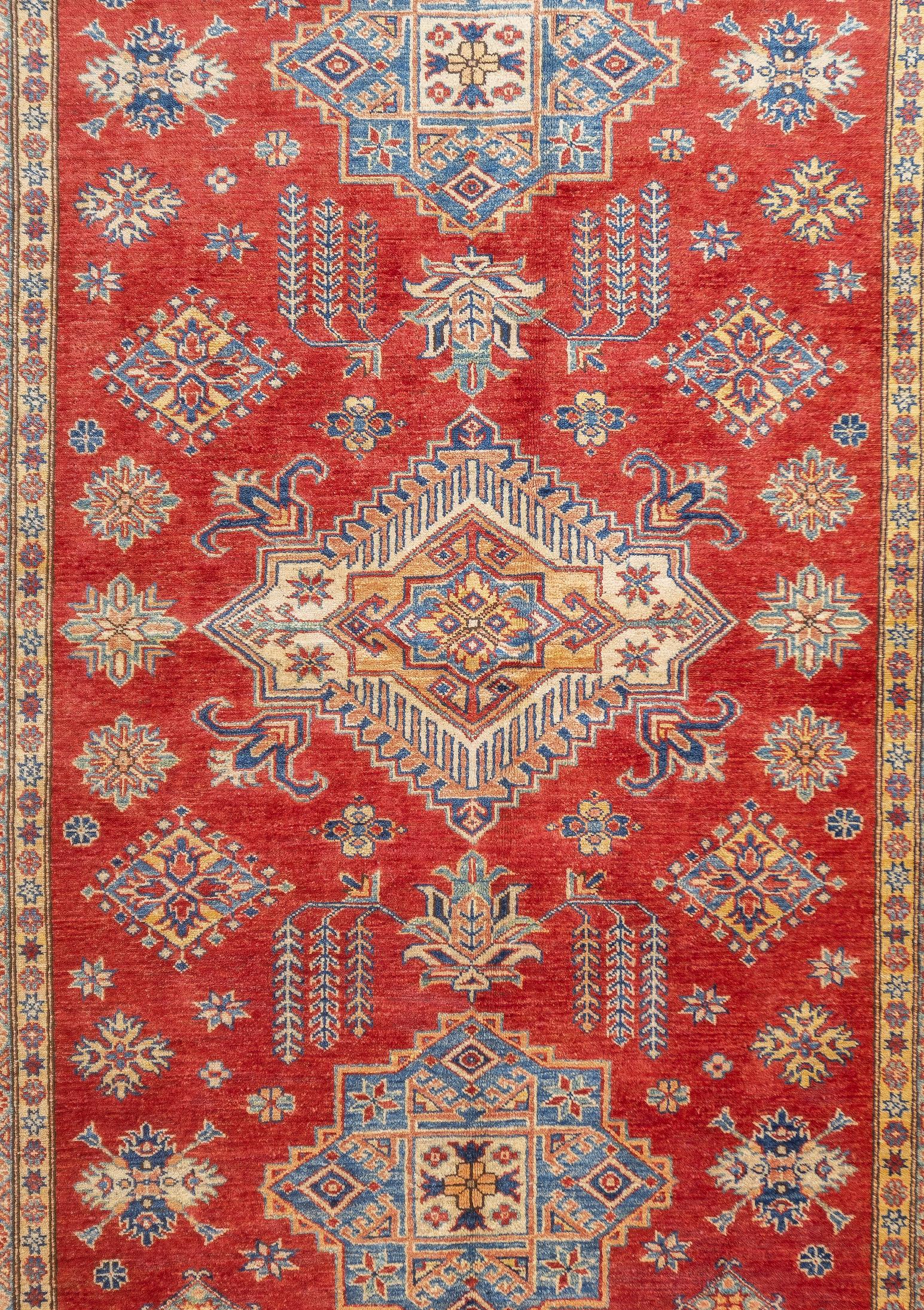 Pakistano Tappeto PAK Kazak 5'5'' x 7'8'' in vendita