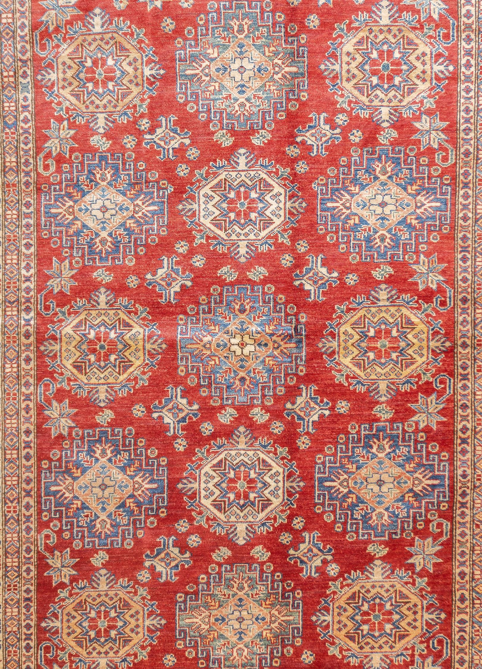 Pakistani PAK Kazak Rug 5'6'' x 7'10'' For Sale
