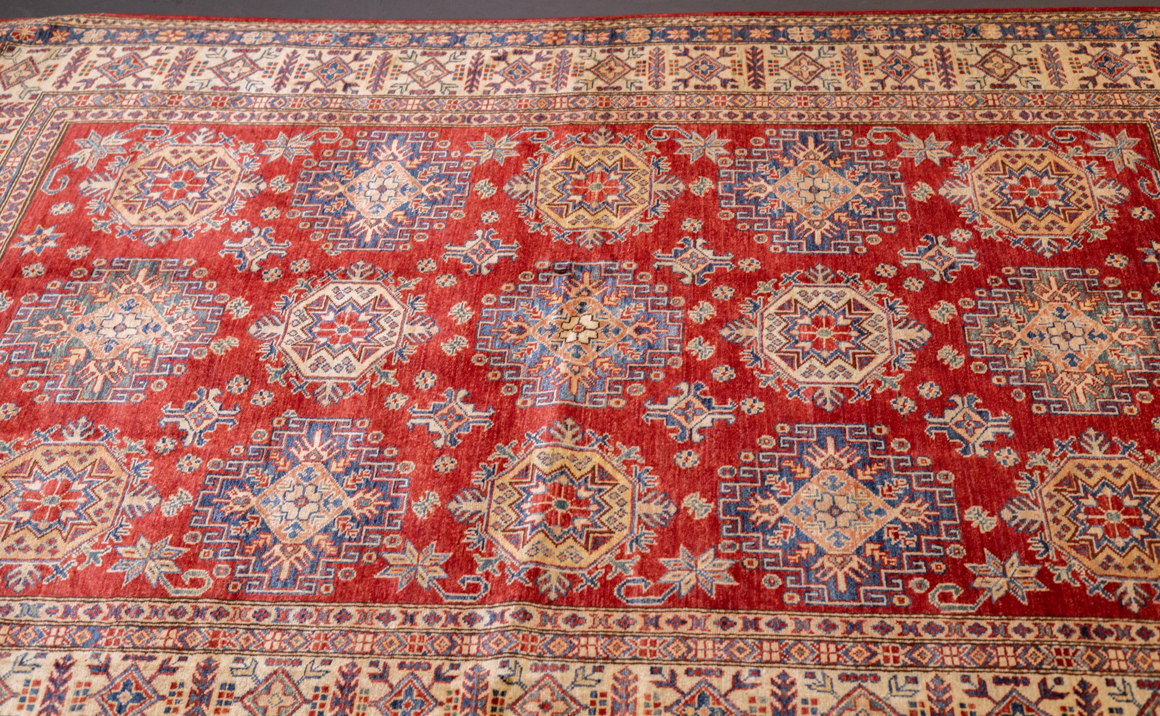 Contemporary PAK Kazak Rug 5'6'' x 7'10'' For Sale
