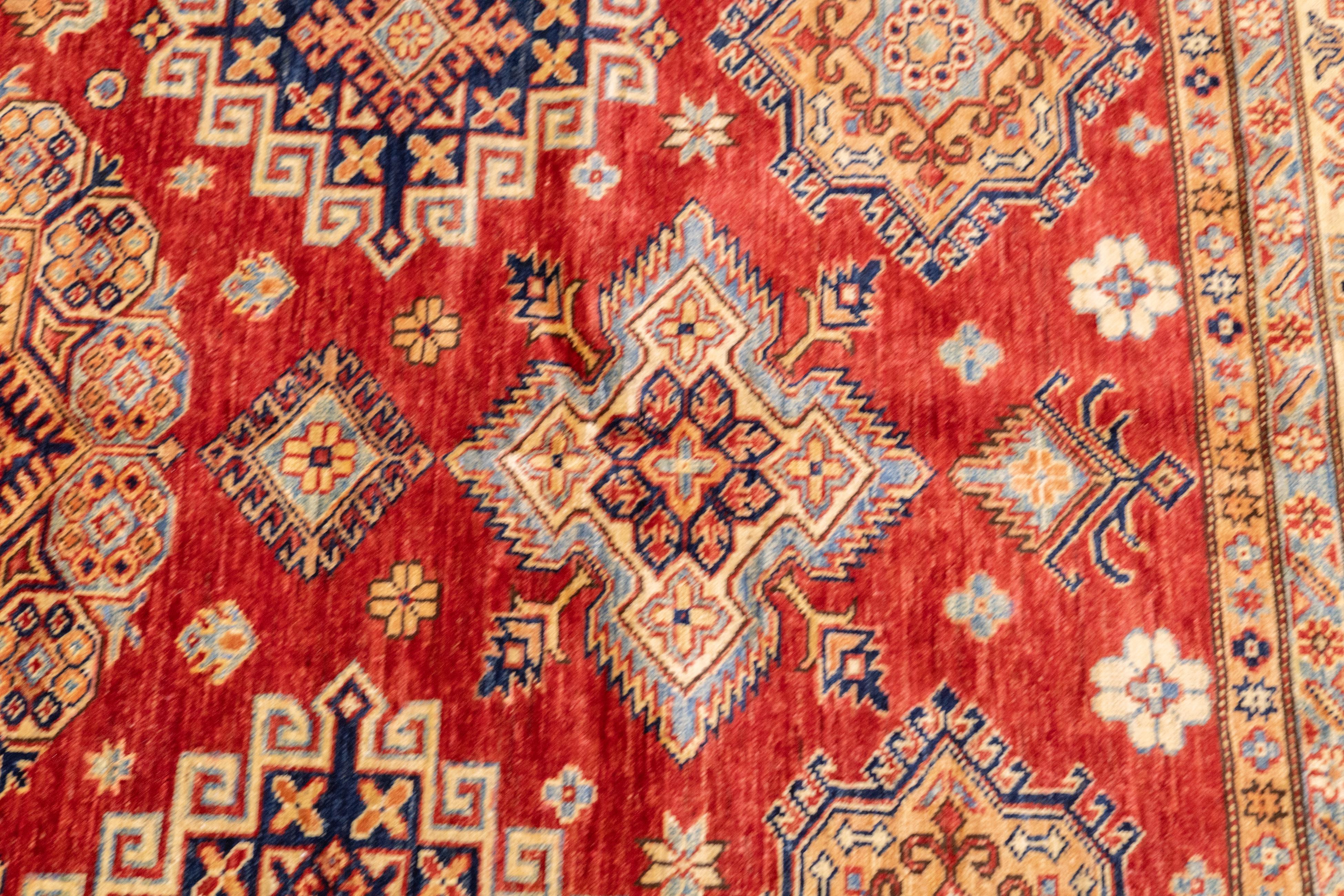 Contemporary PAK Kazak Rug 5'8'' x 7'10'' For Sale
