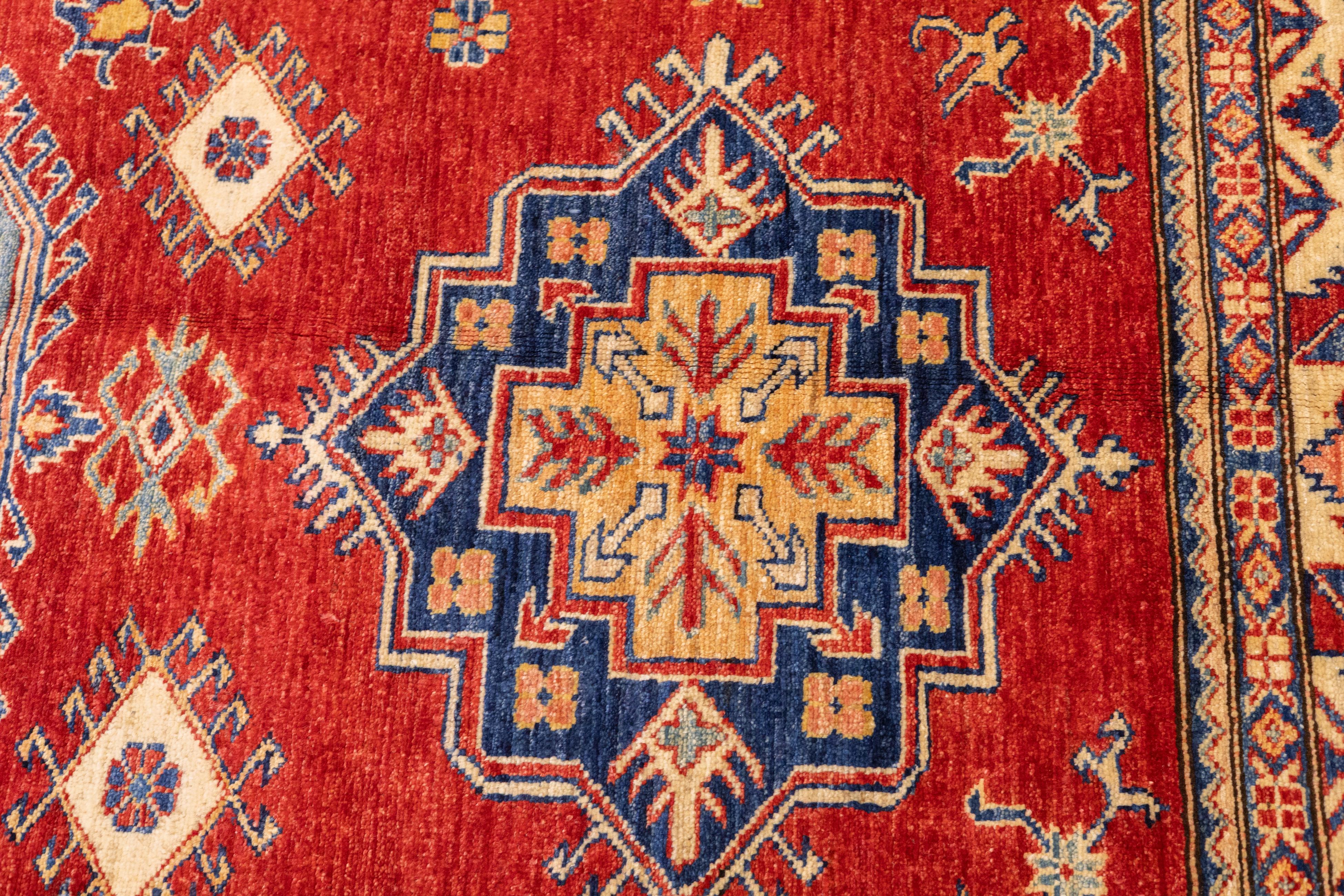 Contemporary PAK Kazak Rug 5'9'' x 7'10'' For Sale
