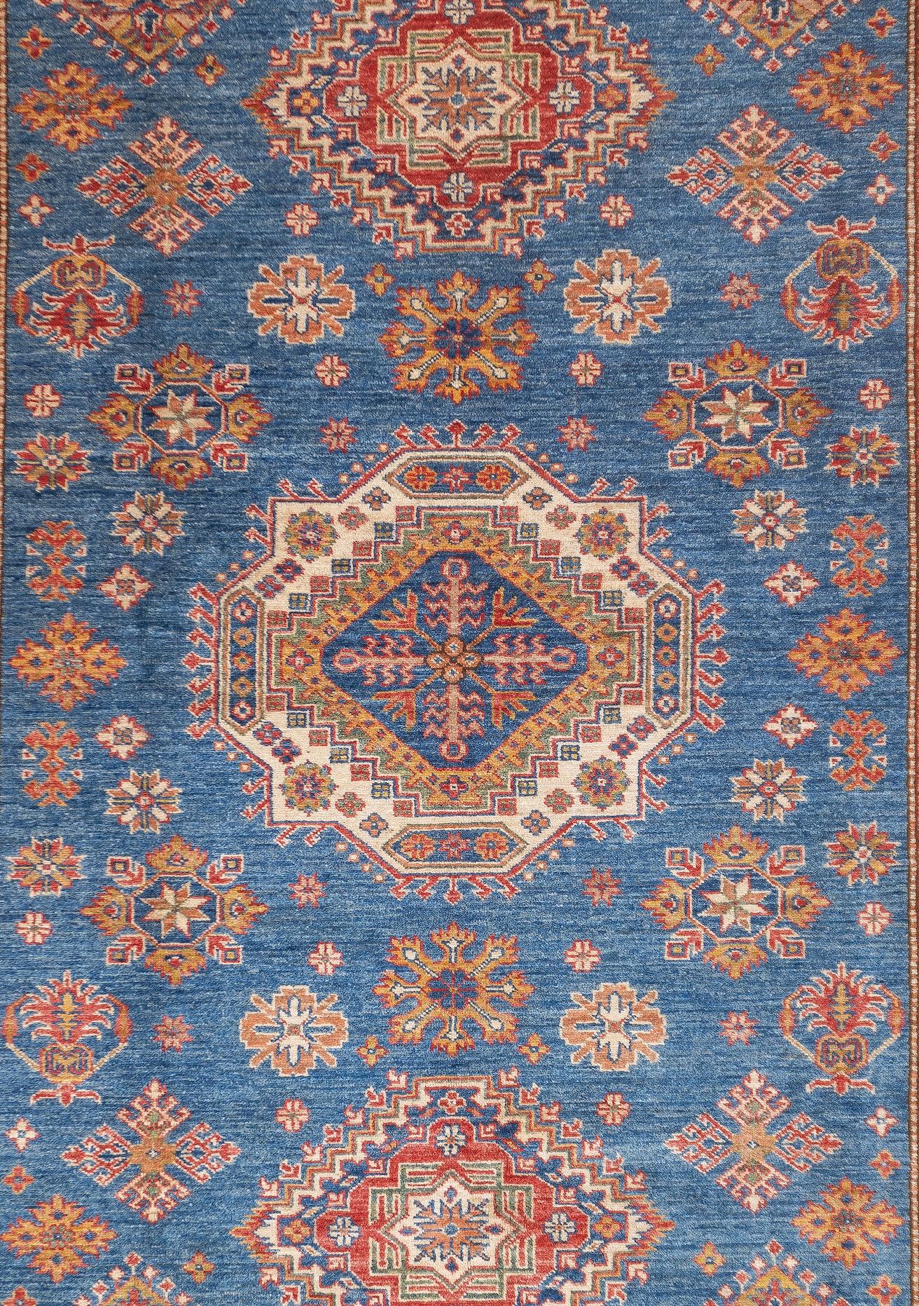 Pakistani PAK Kazak Rug 5'9'' x 8'3'' For Sale