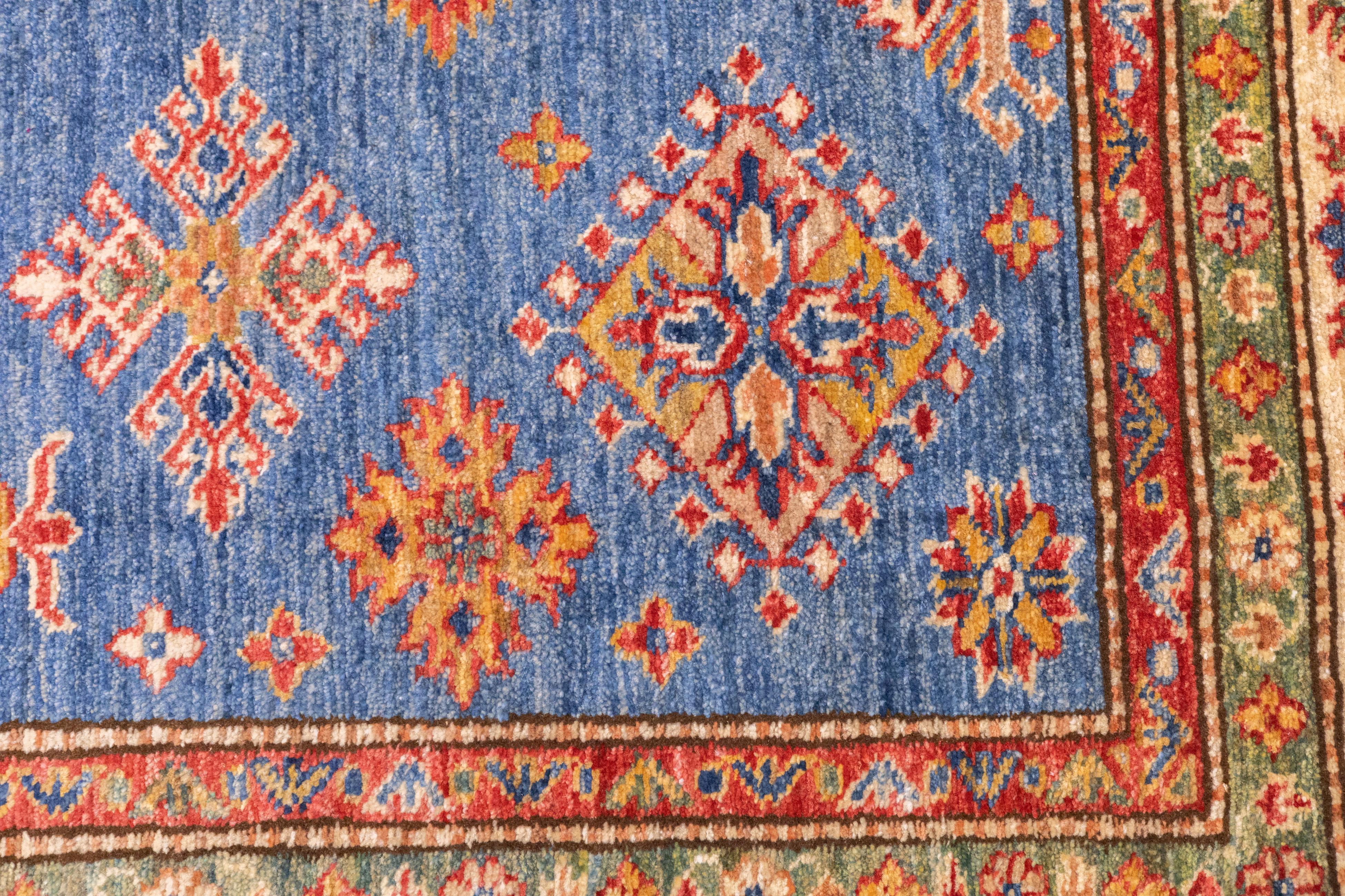 Wool PAK Kazak Rug 5'9'' x 8'3'' For Sale