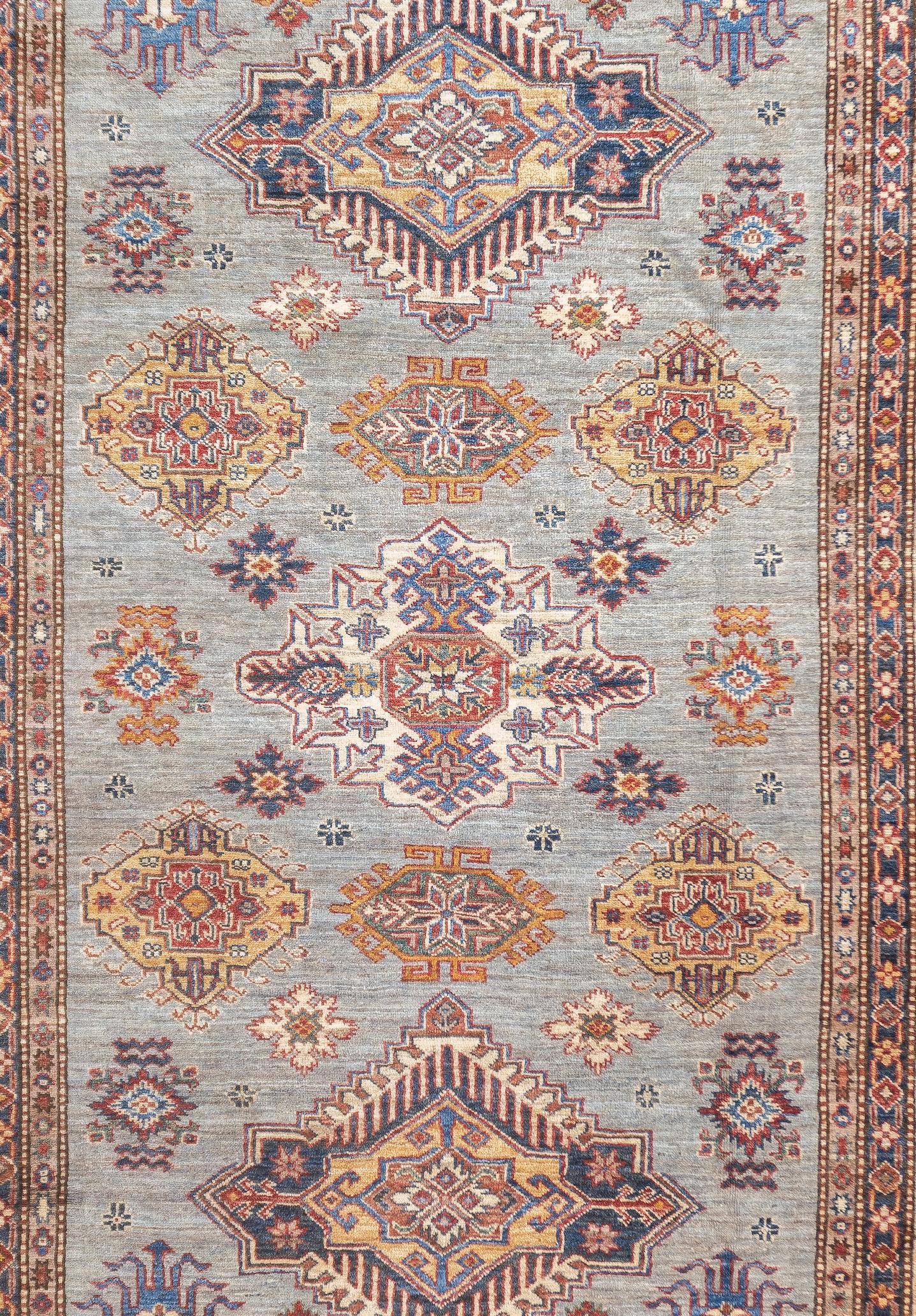Pakistani PAK Kazak Rug 6'2'' x 9'3'' For Sale