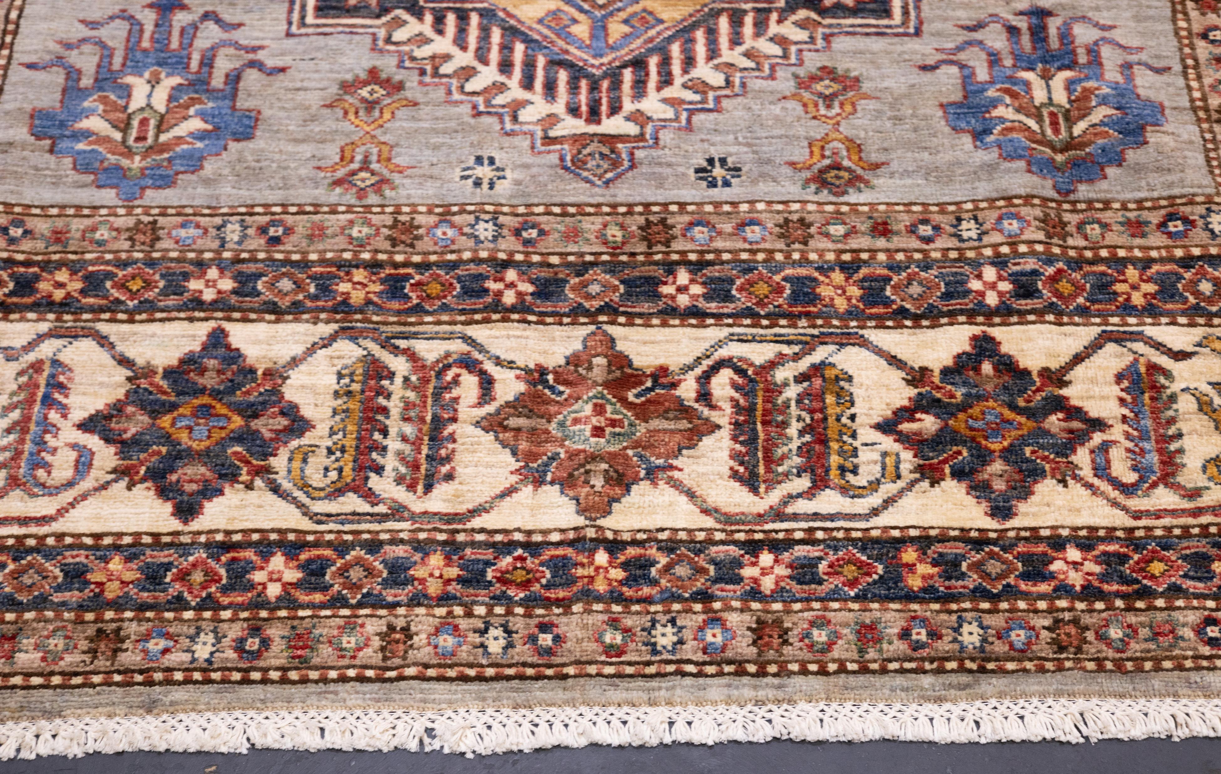 PAK Kazak Rug 6'2'' x 9'3'' In New Condition For Sale In New York, NY