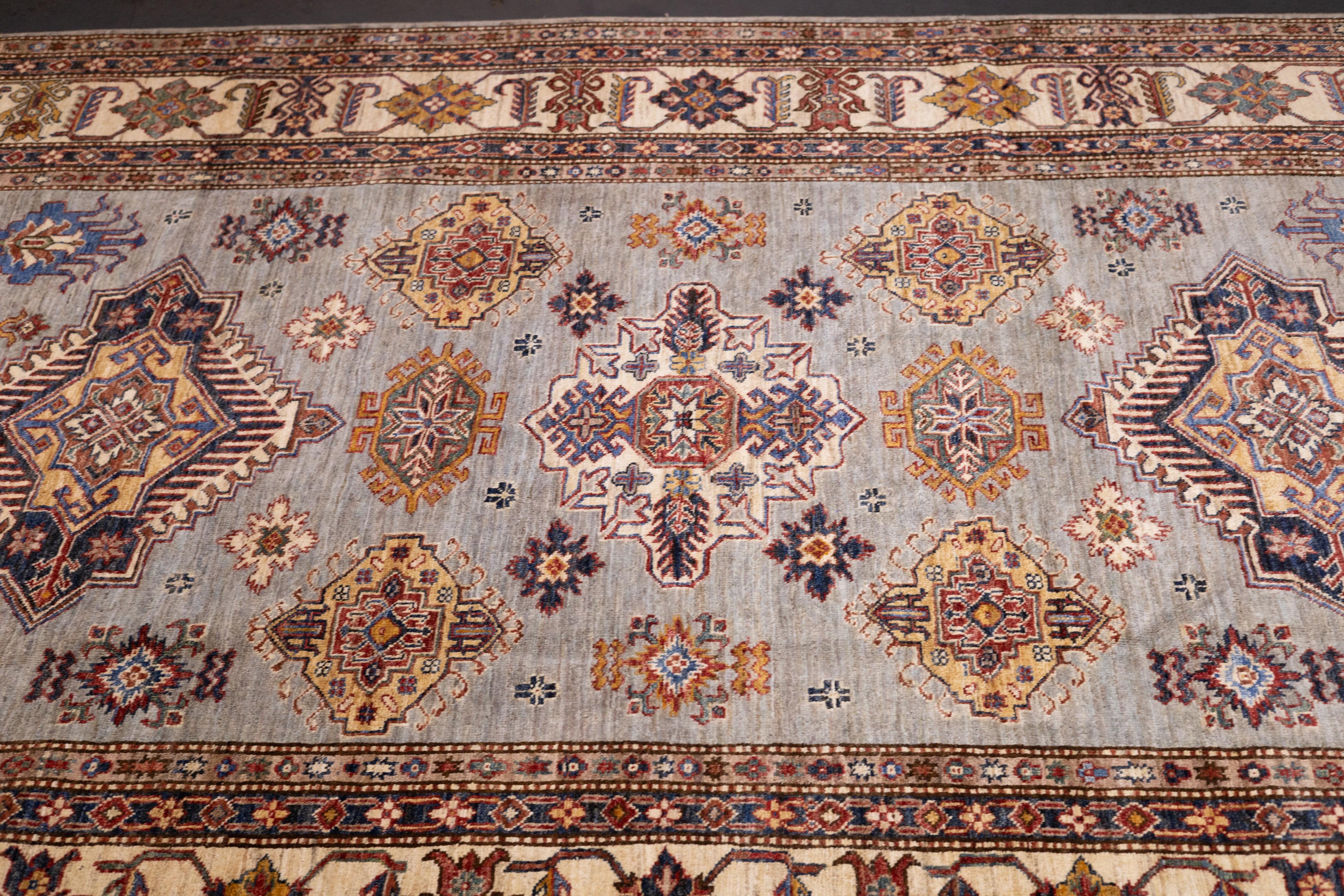Contemporary PAK Kazak Rug 6'2'' x 9'3'' For Sale