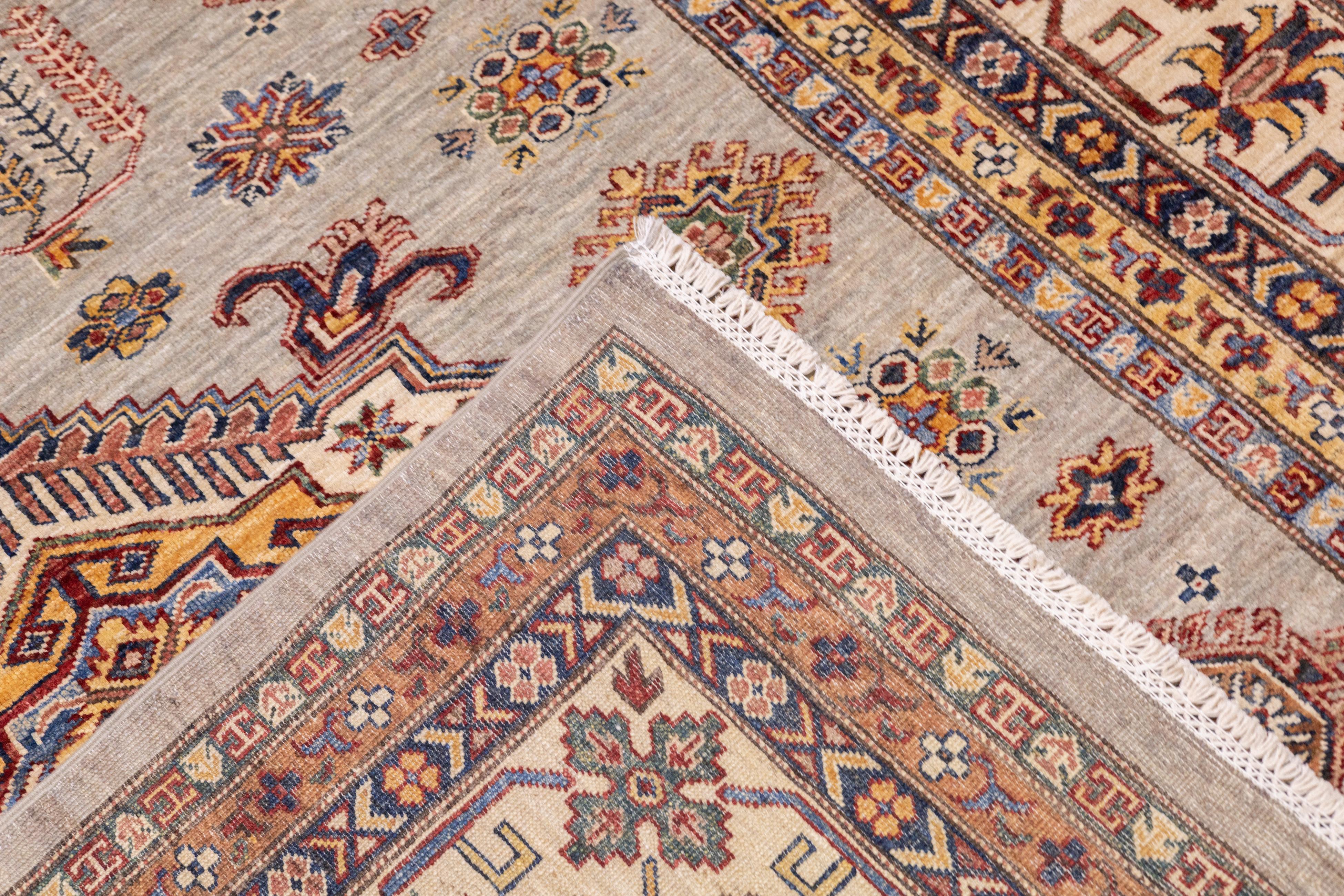 PAK Kazak Rug 6'9'' x 9'7'' For Sale 4