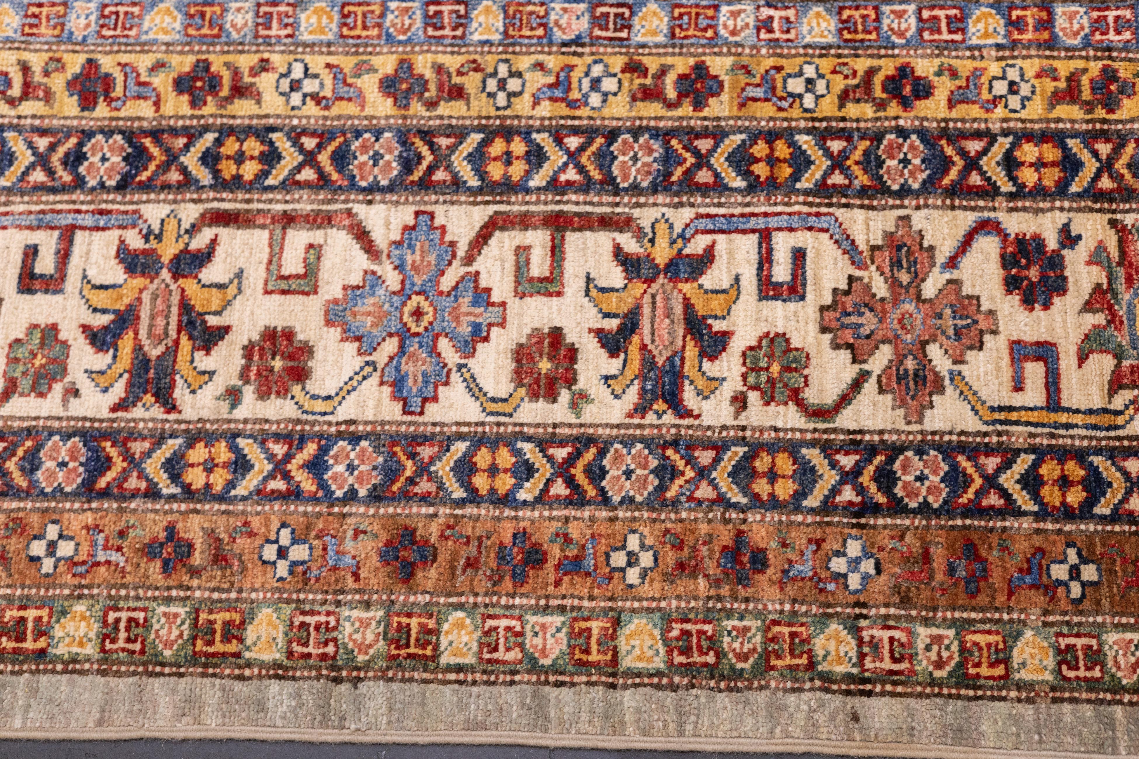 PAK Kazak Rug 6'9'' x 9'7'' For Sale 3