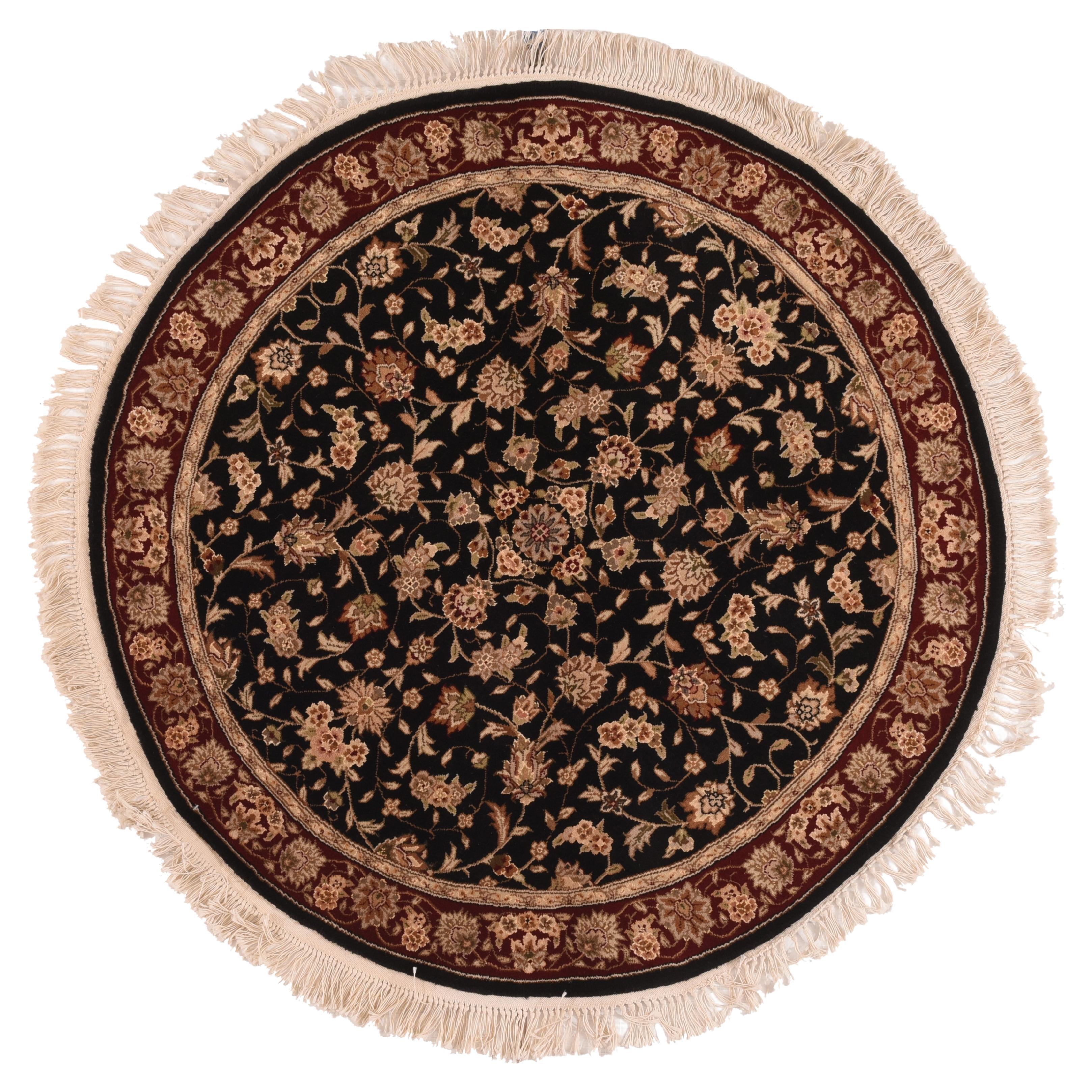 Pak Persian Tabriz Design Rug 4'0" x 4'0"