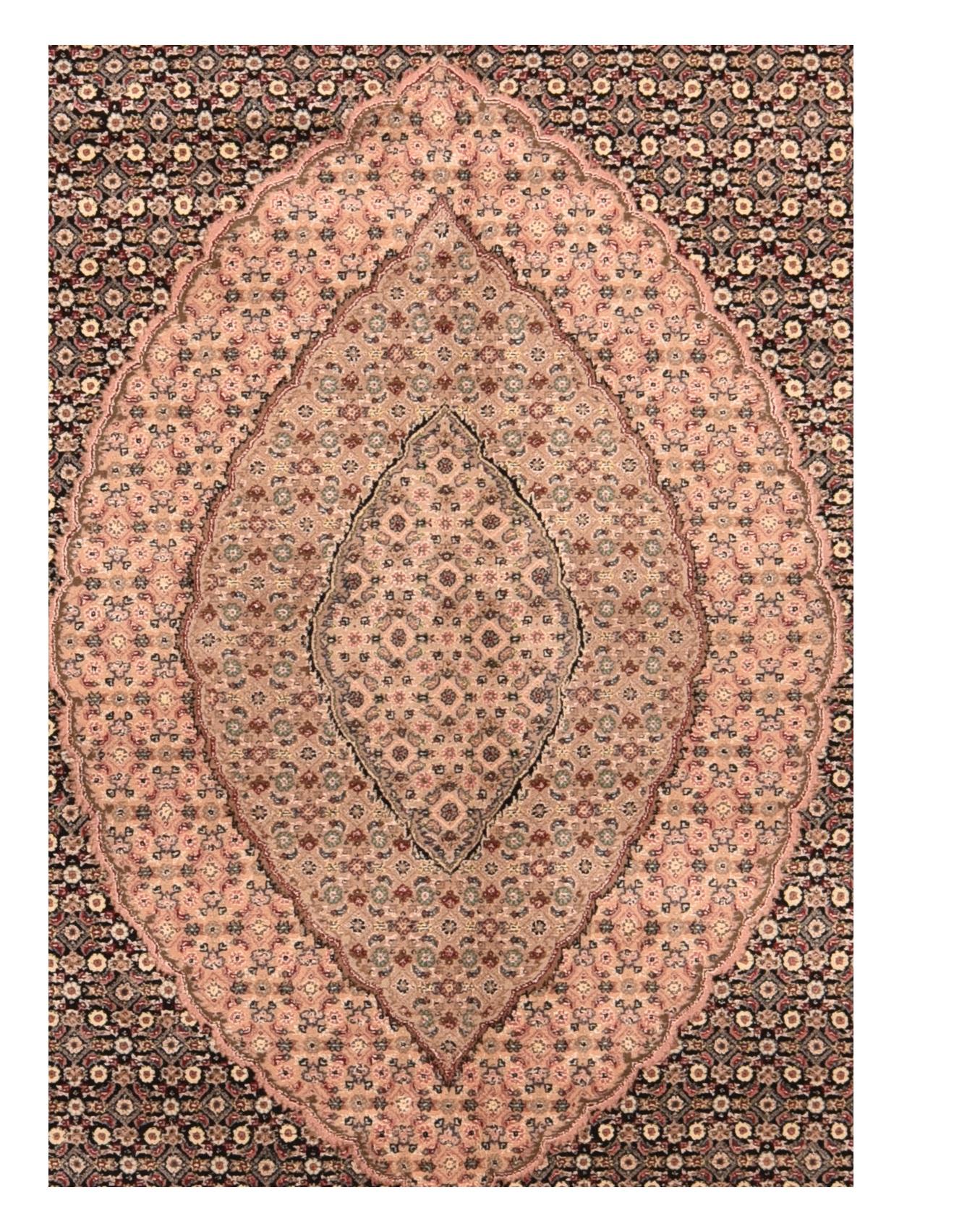 PAK Persisch Tabriz Mahi Design Teppich 8'6 x 11'6 (Pakistanisch) im Angebot