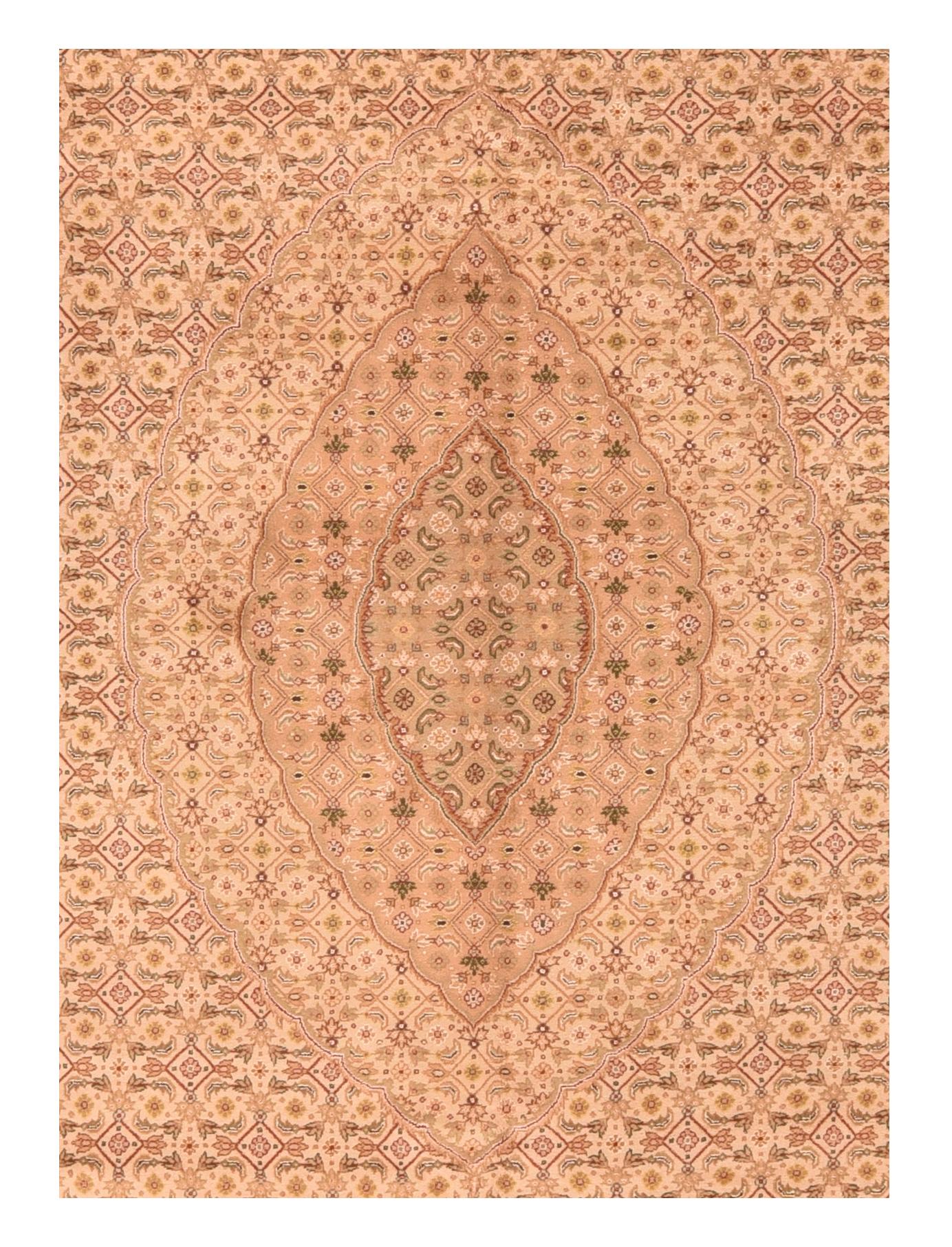 PAK Persisch Tabriz Mahi Design Teppich 8'6 x 11'6 (Pakistanisch) im Angebot