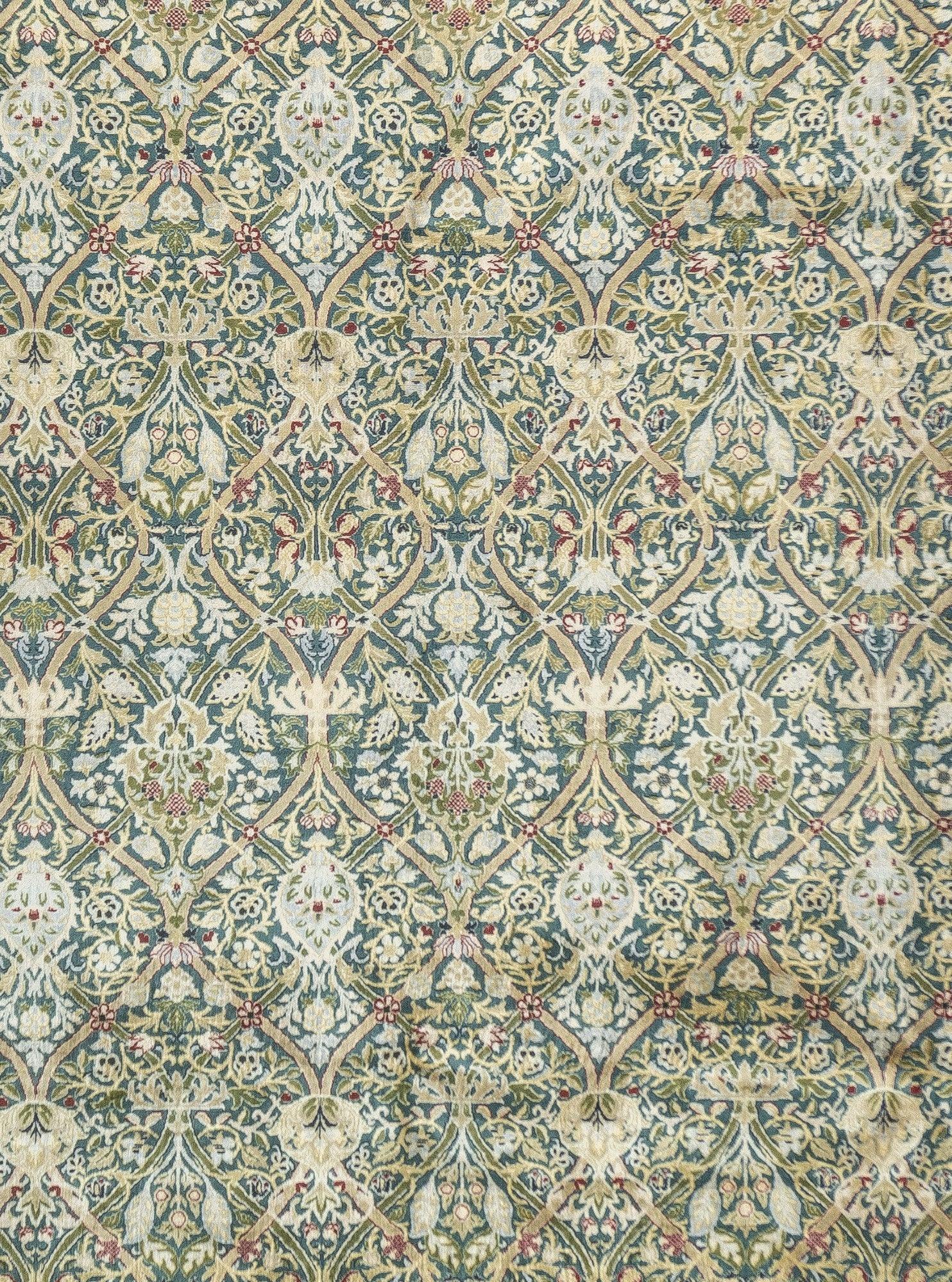 Pakistano Tappeto Pak Tabriz 9'1'' x 12'0'' in vendita