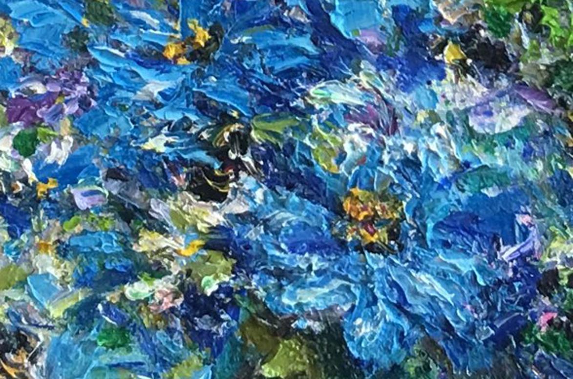 El cielo de las abejas - Painting Impresionista abstracto de Pakan Penn