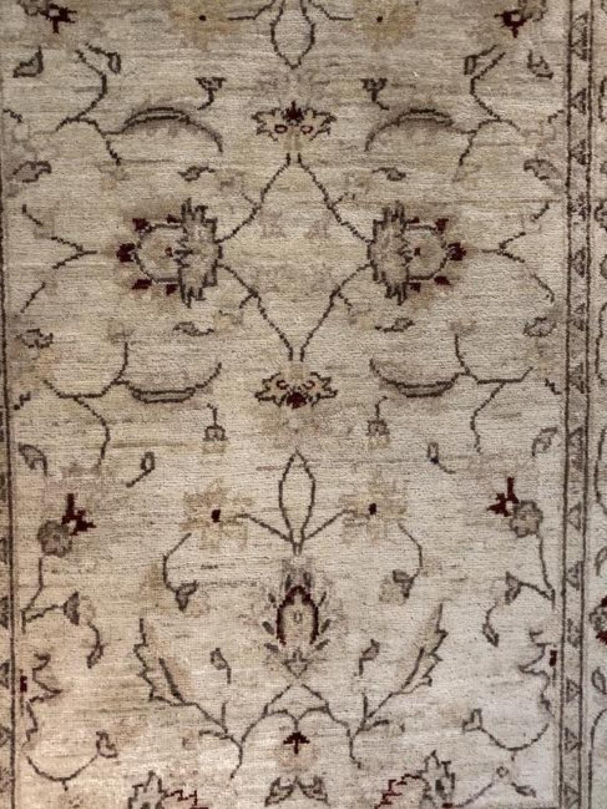 Pakistan wool rug - 2.11' 4.7' In Good Condition For Sale In Newmanstown, PA