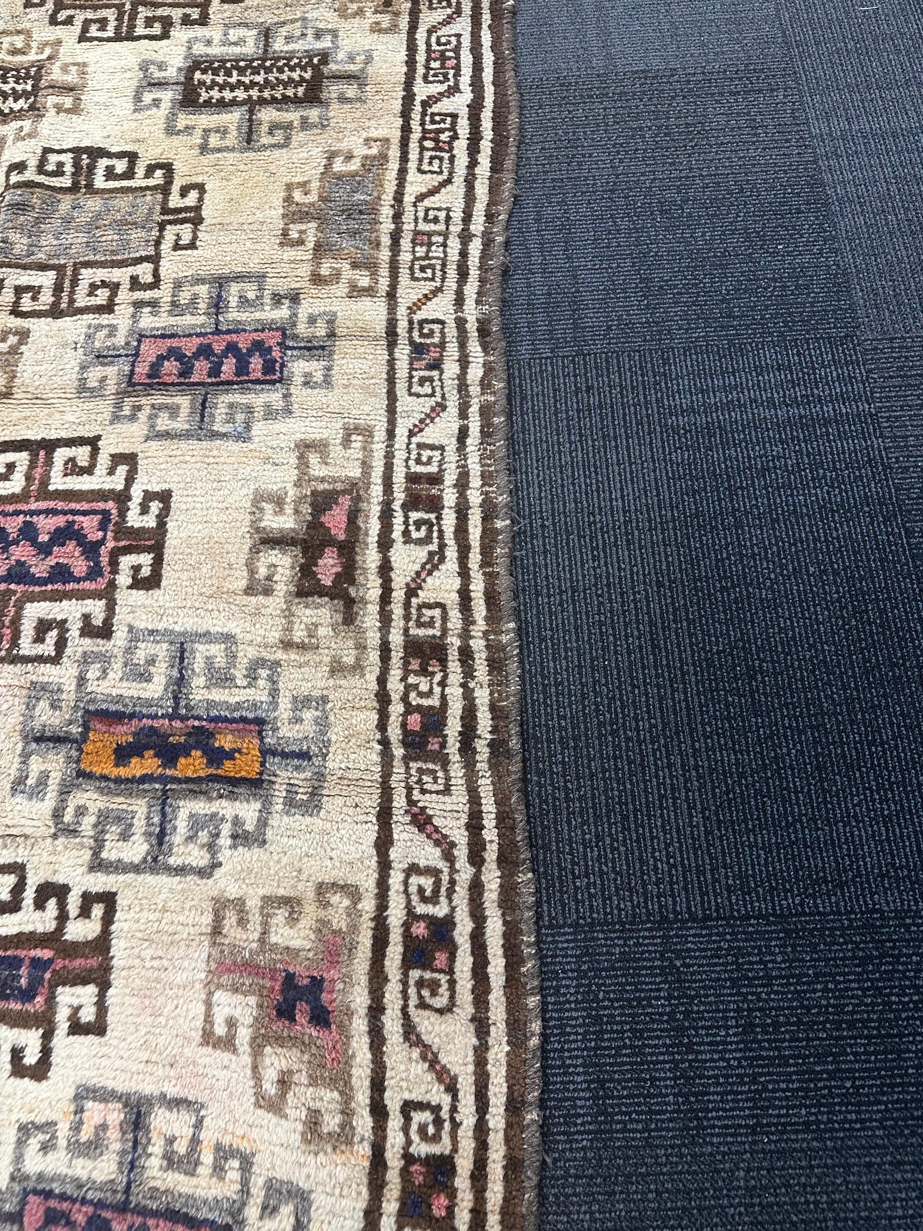Pakistanais Tapis ancien pakistanais, noué à la main, 19e siècle en vente