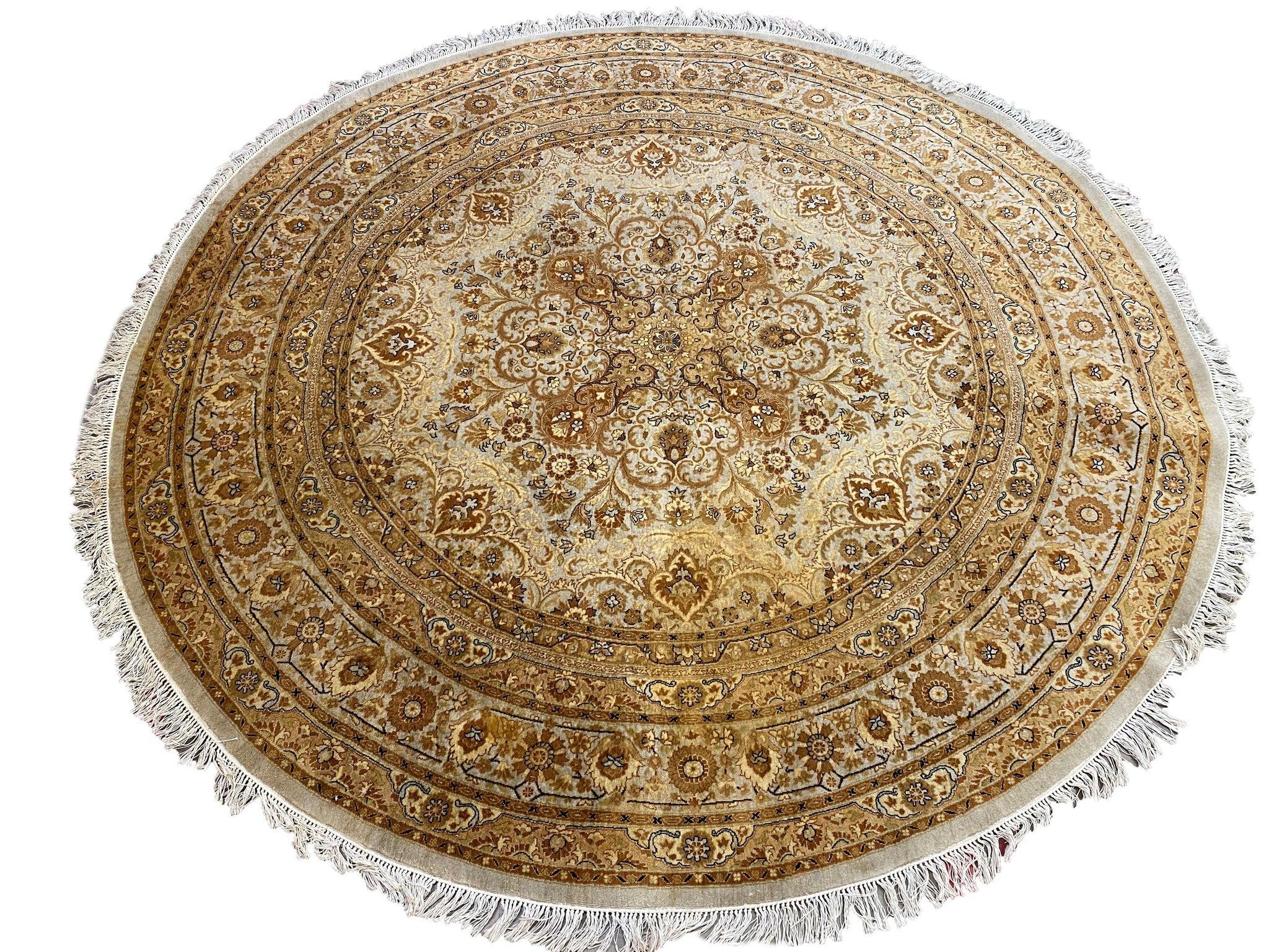 Pakistanischer persischer runder Teppich - 7'-1