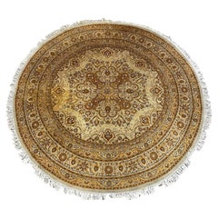 Pakistani Persian Round Rug - 7'-1" x 7'-1"