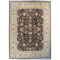 Pakistani Sultanabad Classic Hand-Knotted Wool Rug, 9'11"x13'10"