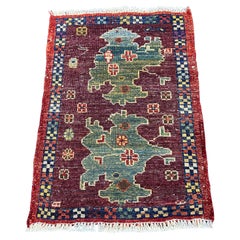 Alfombra de diseño Ushak paquistaní, siglo XX