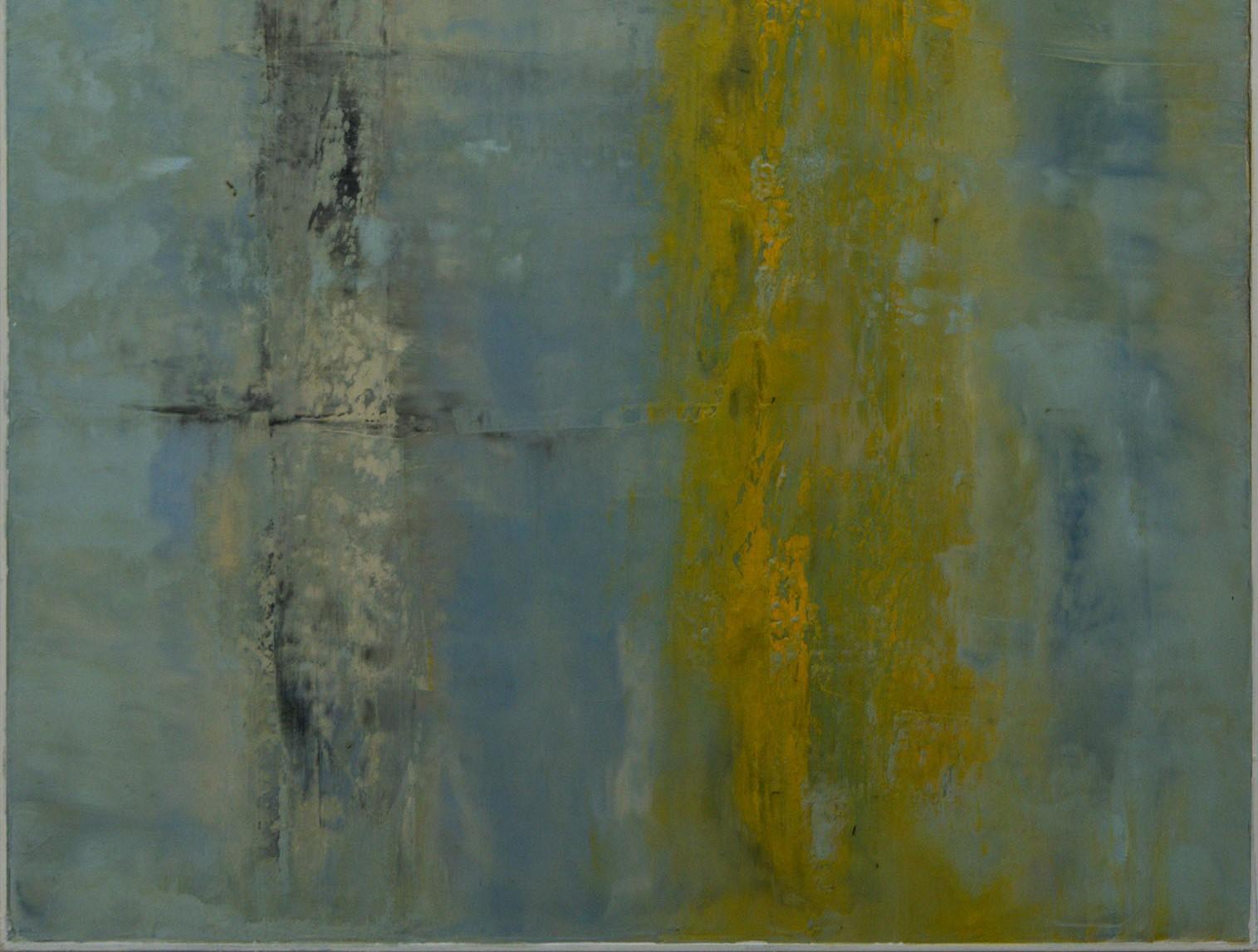 Yellow Dust - Wax, Contemporary, 21st Century, Painting 1