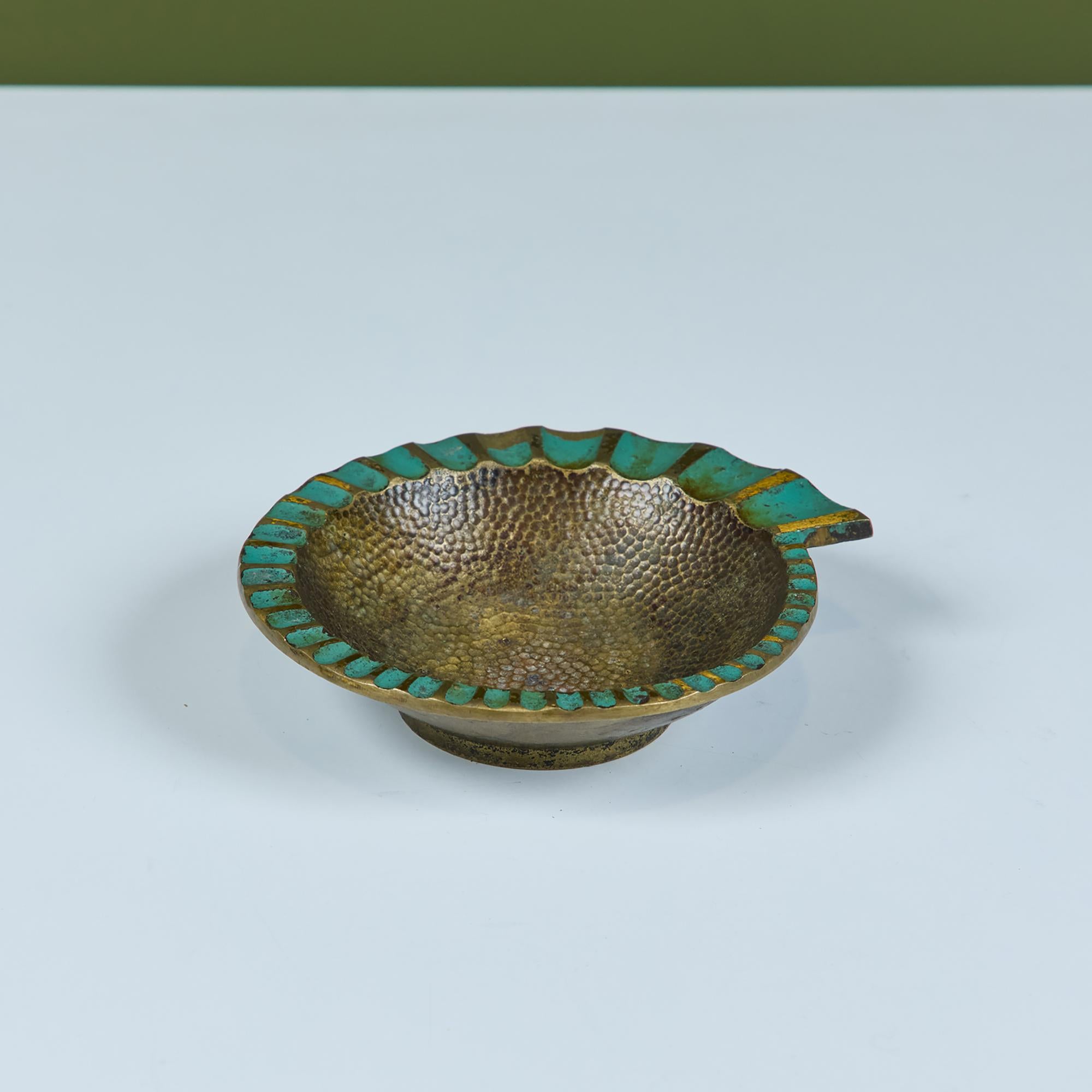 Pal-Bell Ashtray in Cast Bronze by Maurice Ascalon For Sale 4
