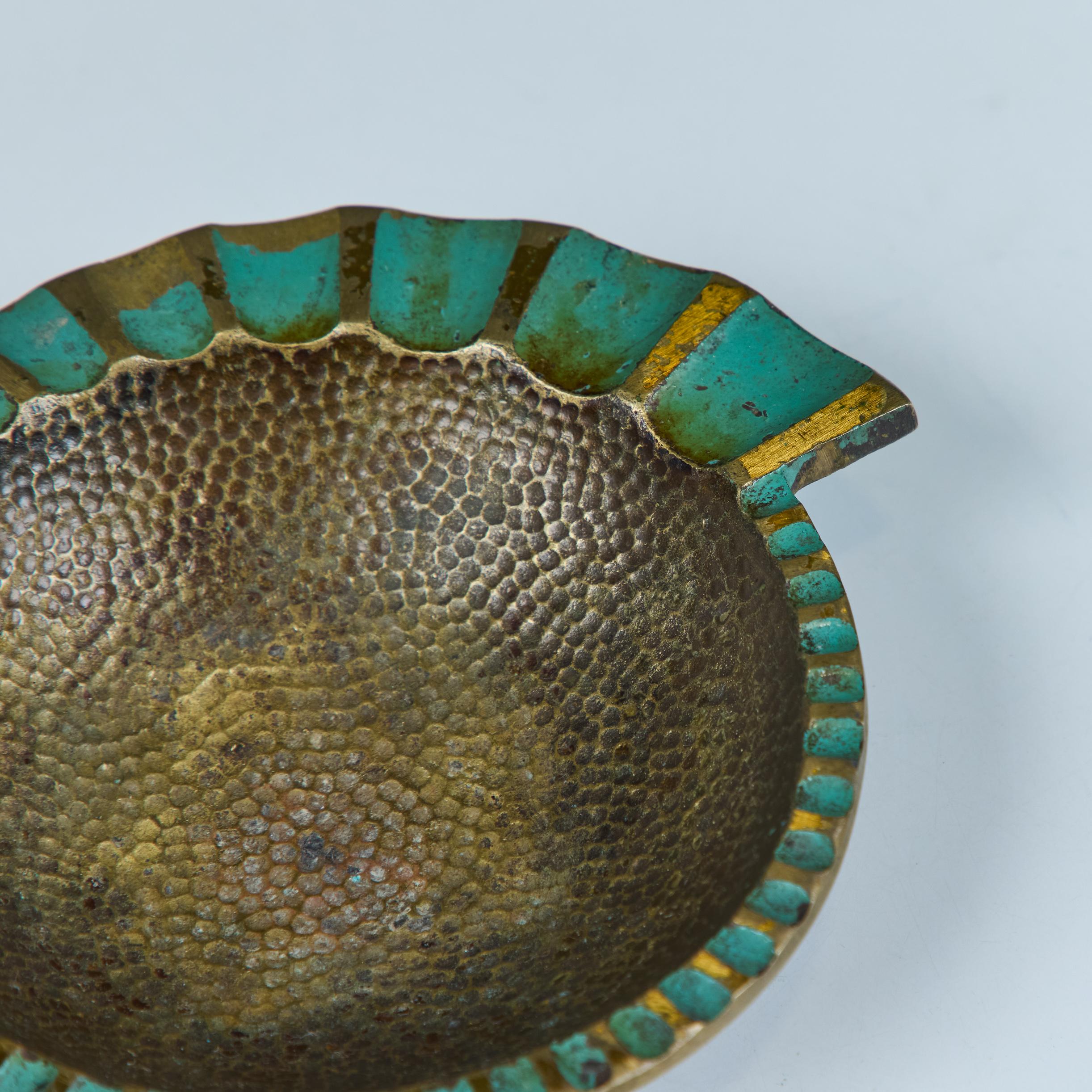 Pal-Bell Ashtray in Cast Bronze by Maurice Ascalon For Sale 7