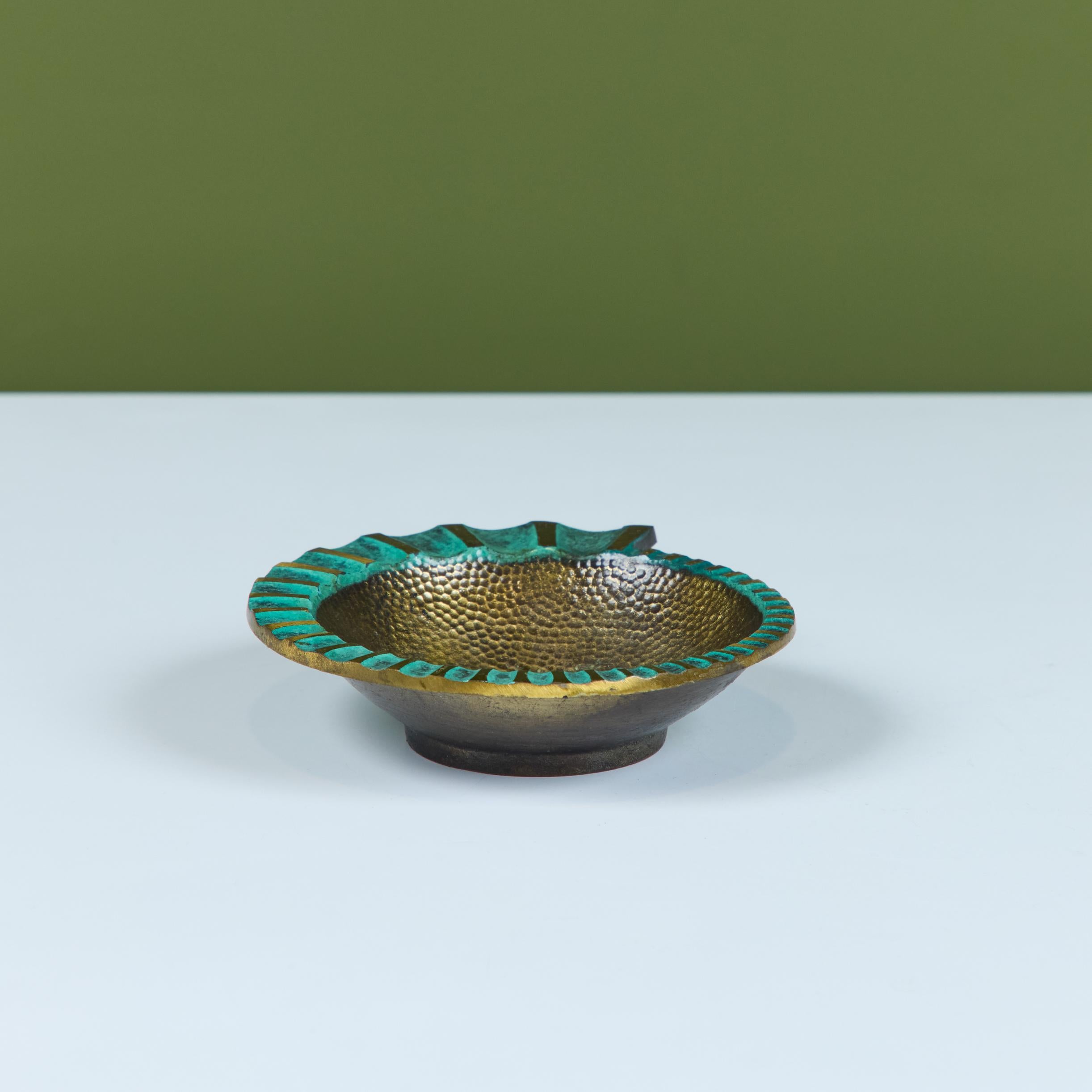 20th Century Pal-Bell Ashtray in Cast Bronze by Maurice Ascalon For Sale