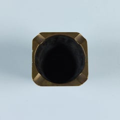 Posacenere a forma di coppa in bronzo fuso Pal-Bell