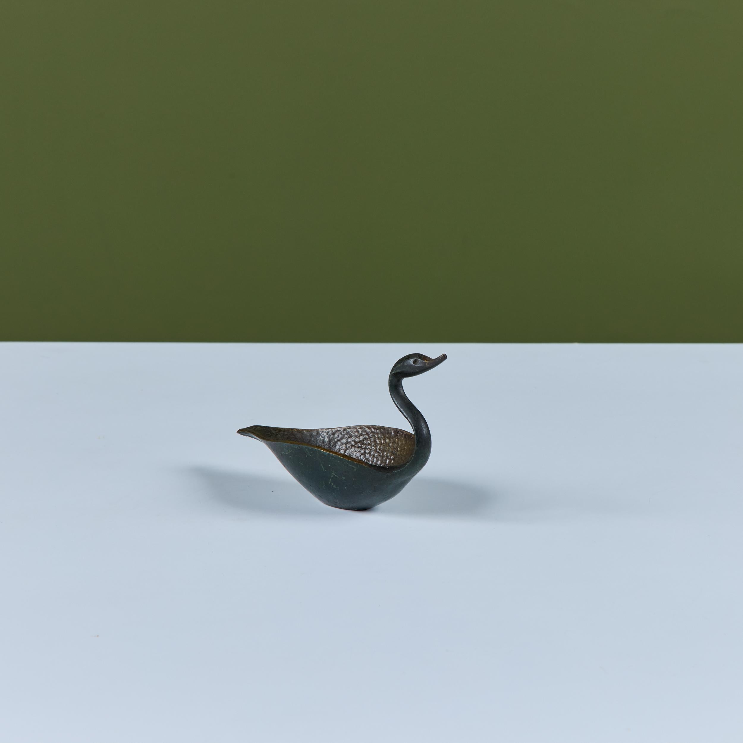 Pal-Bell Cast Bronze Swan Catchall For Sale 3
