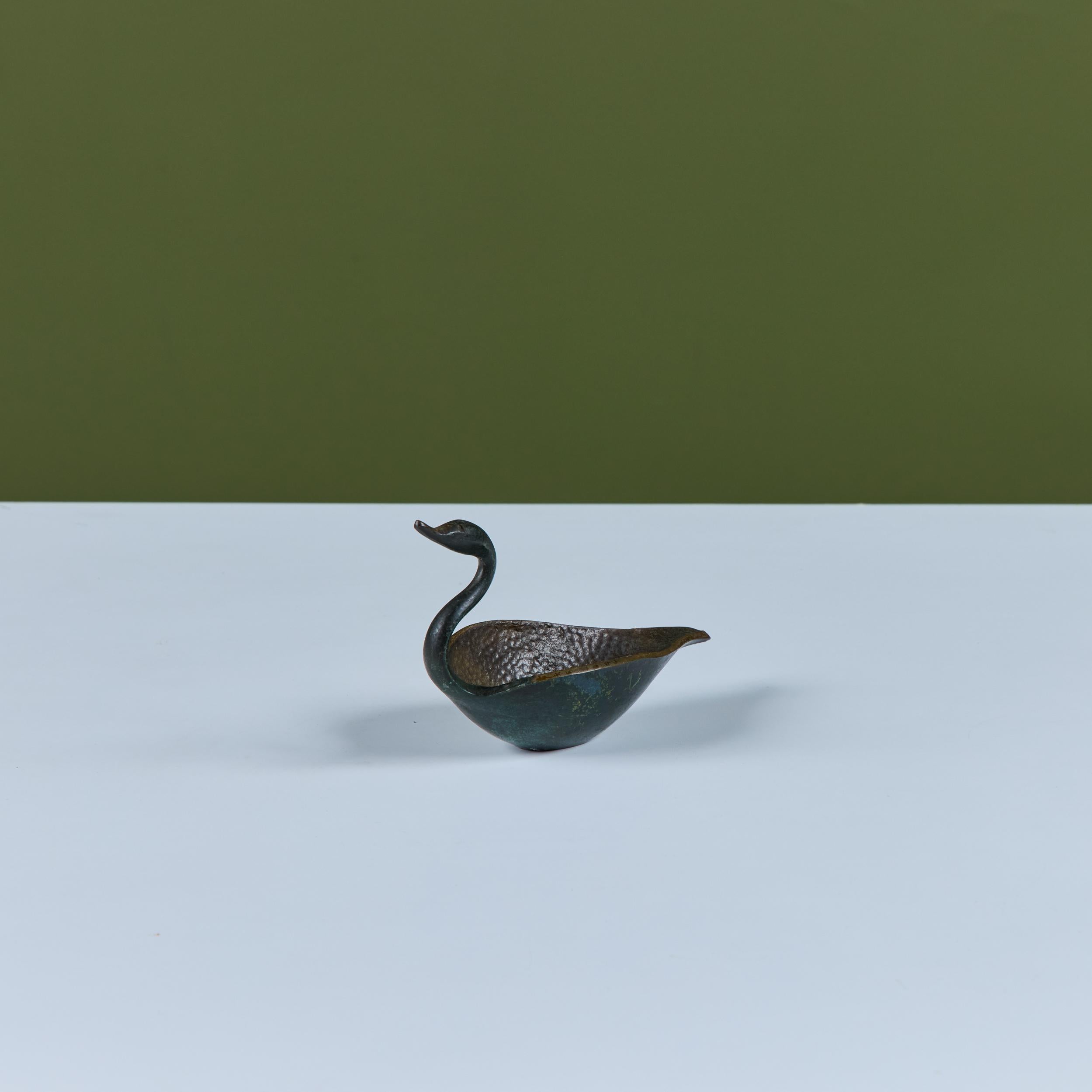 Pal-Bell Cast Bronze Swan Catchall For Sale 5