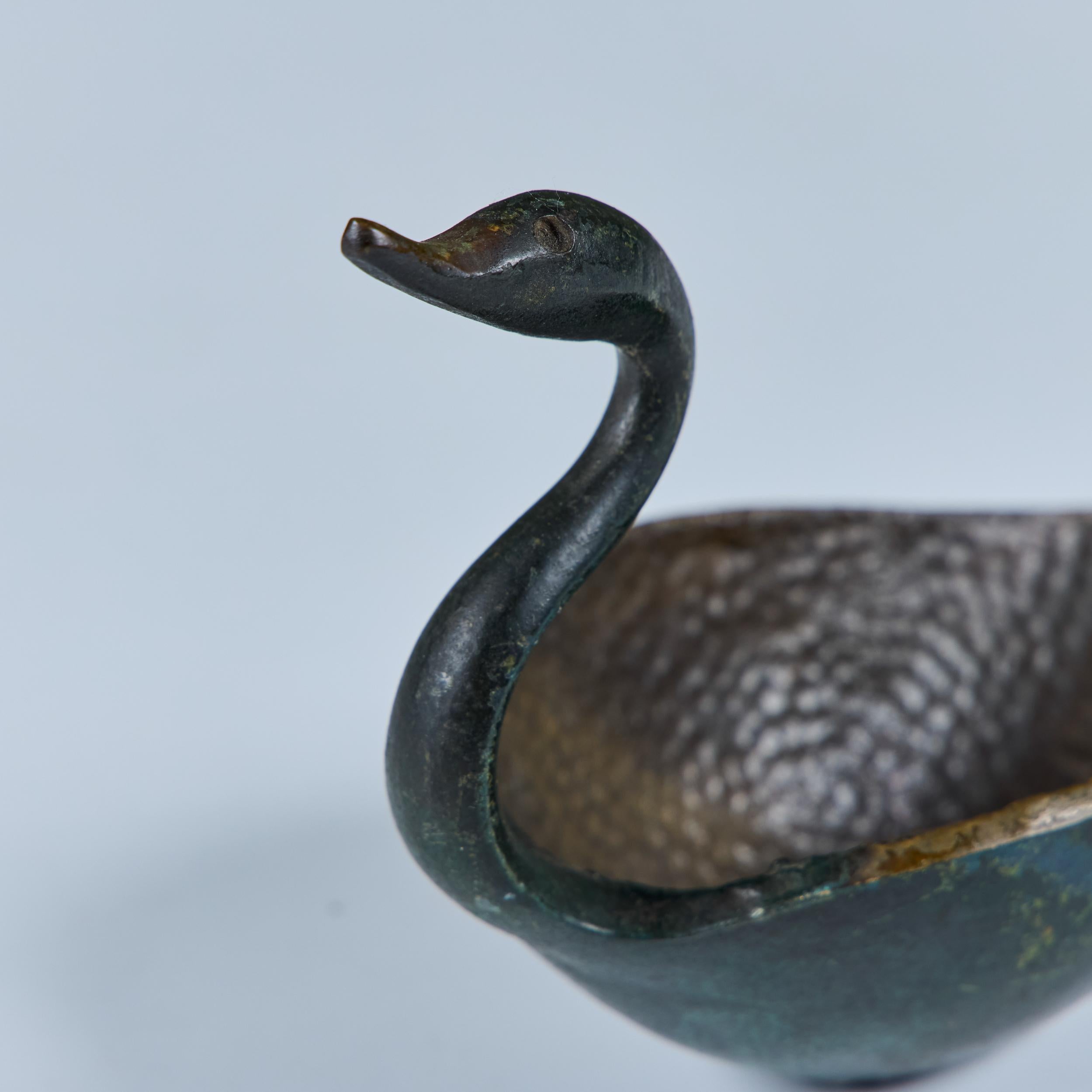 Pal-Bell Cast Bronze Swan Catchall For Sale 7