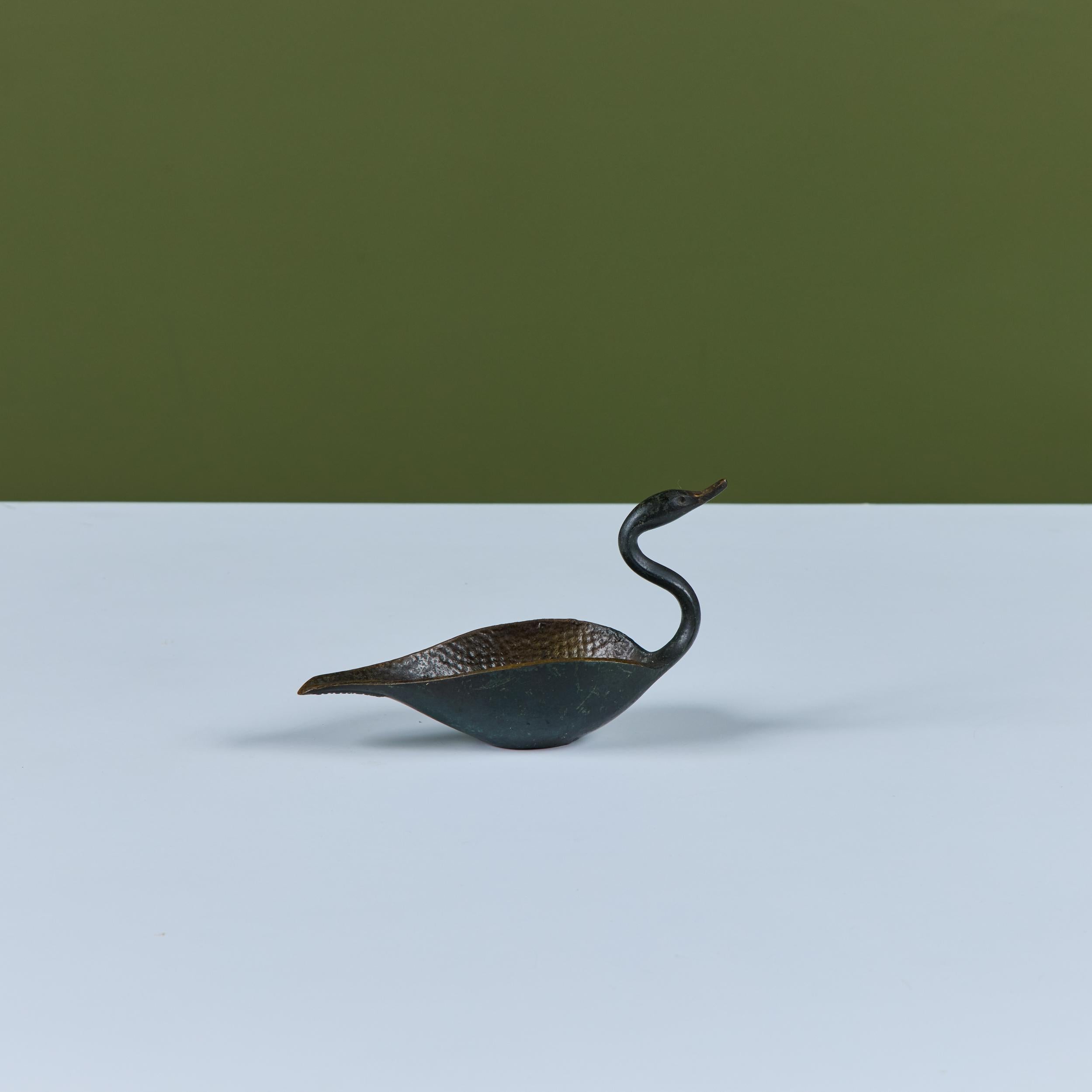 Pal-Bell Cast Bronze Swan Catchall For Sale 2