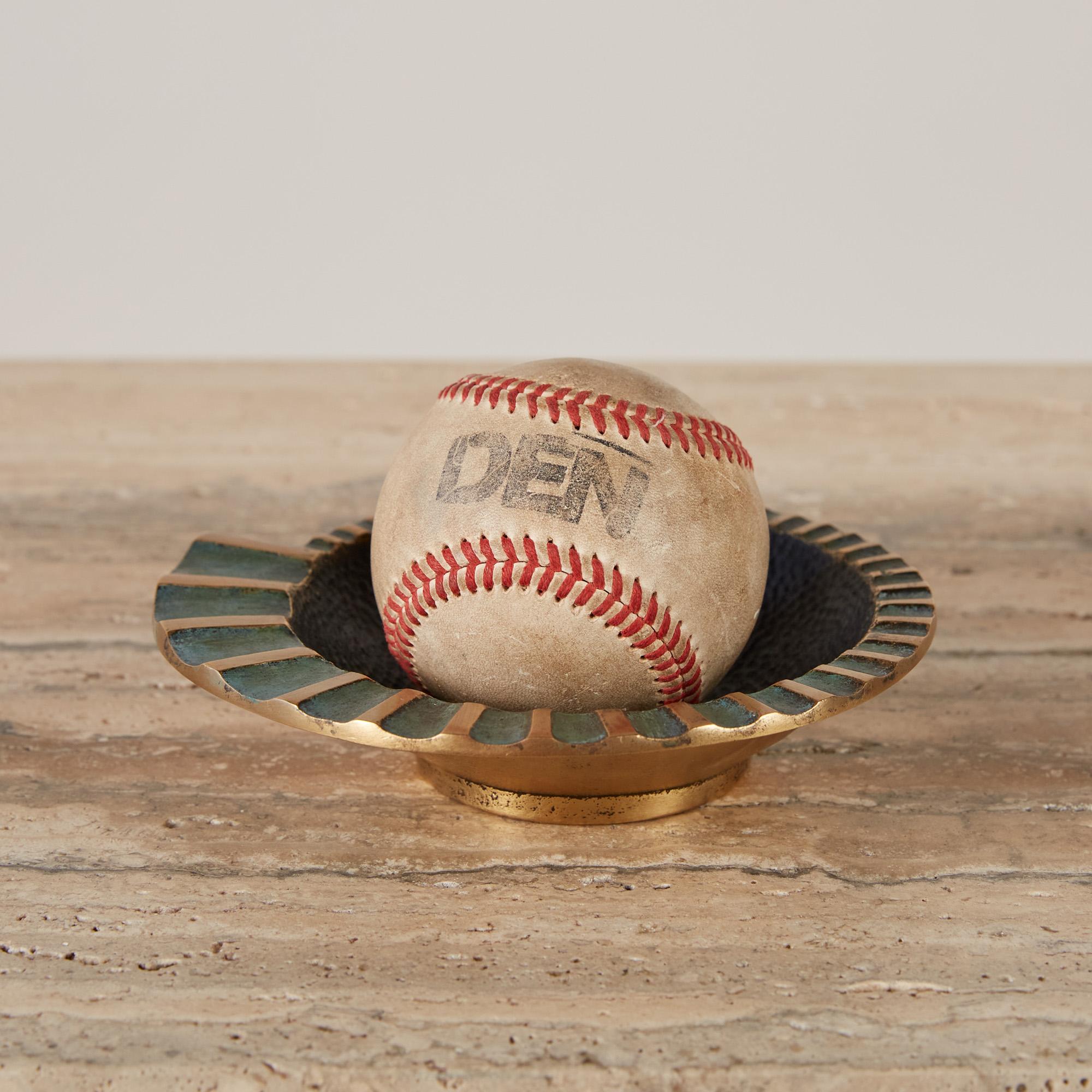 Israeli Pal-Bell Nautilus Ashtray in Cast Bronze by Maurice Ascalon