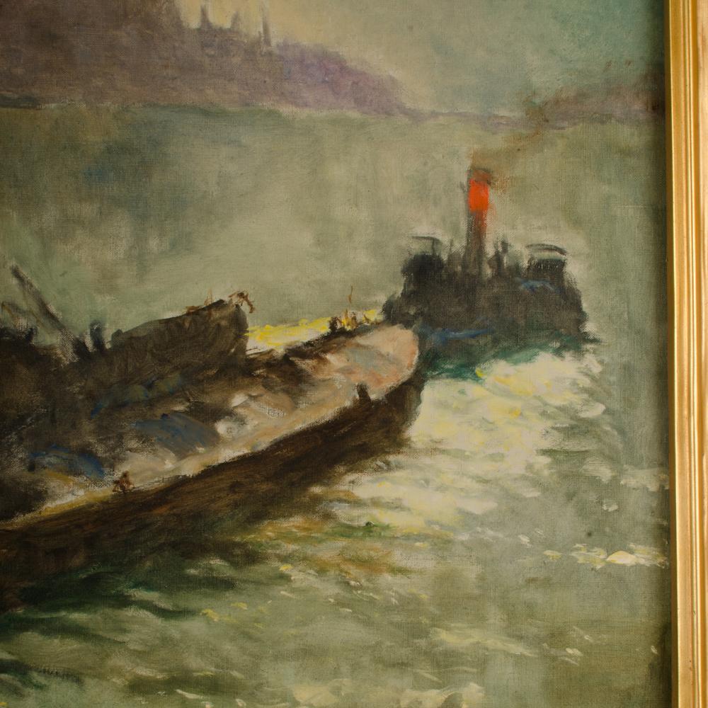 Pal Fried 'Ungherese, 1893-1976' Rimorchiatore in vendita 1