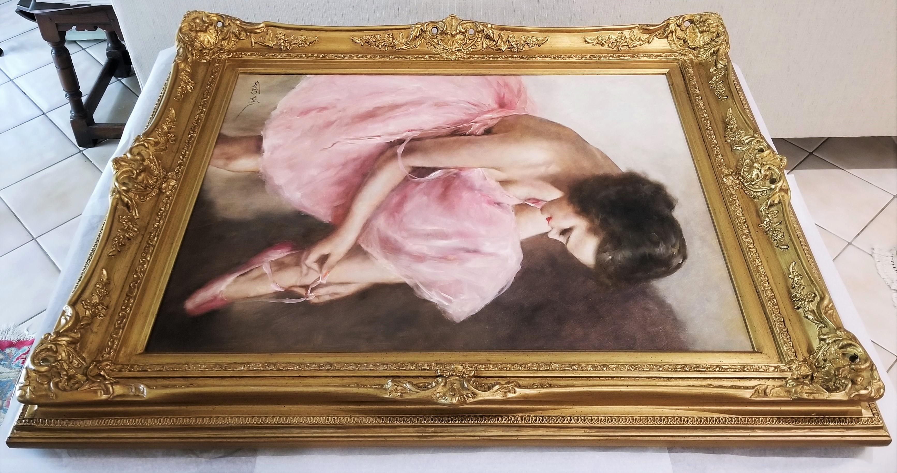 Intermission (Ballerina) /// Impressionismus Degas Französisches Ballett Renoir Figurative im Angebot 15