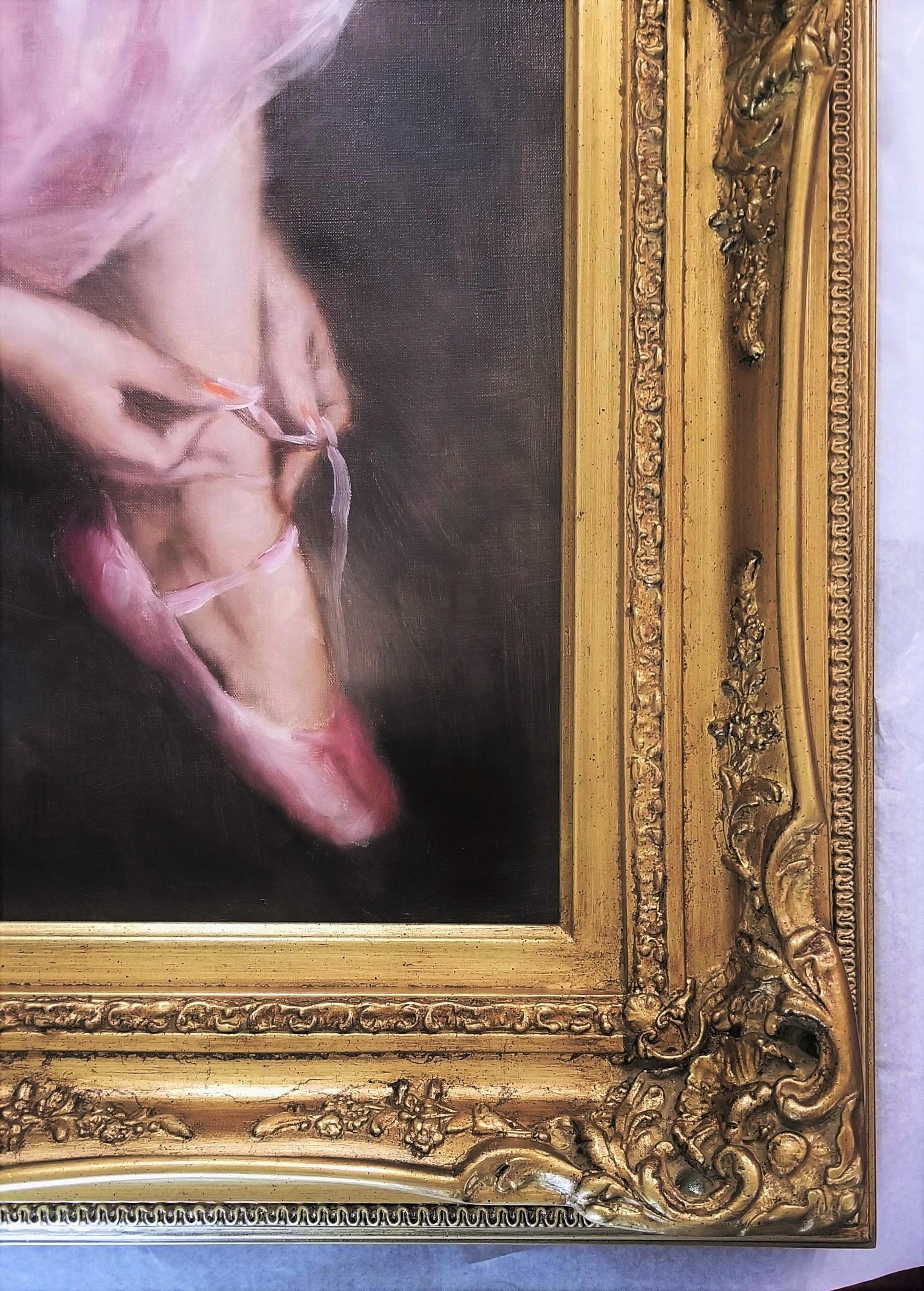 Intermission (Ballerina) /// Impressionismus Degas Französisches Ballett Renoir Figurative im Angebot 3