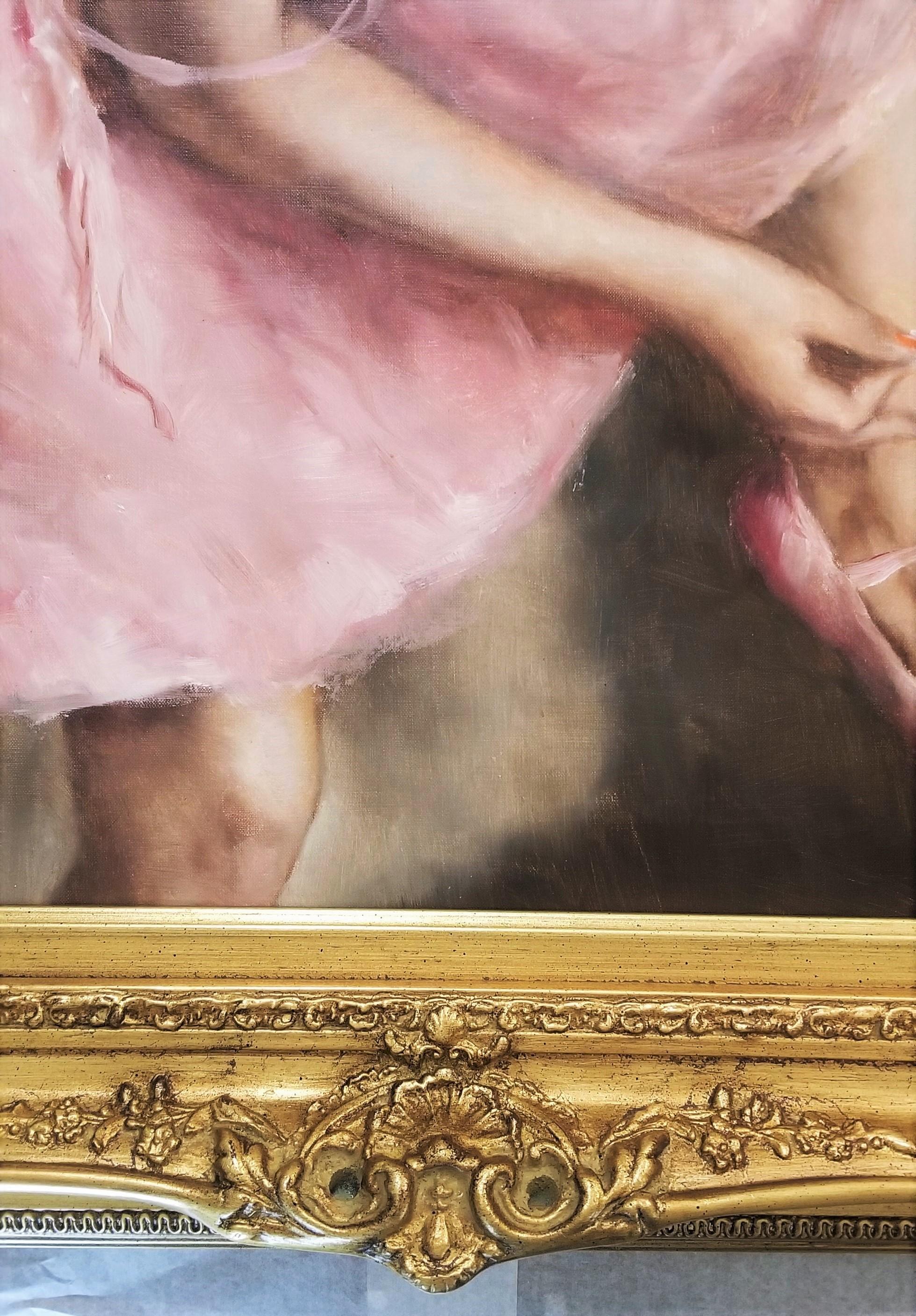 Intermission (Ballerina) /// Impressionismus Degas Französisches Ballett Renoir Figurative im Angebot 5