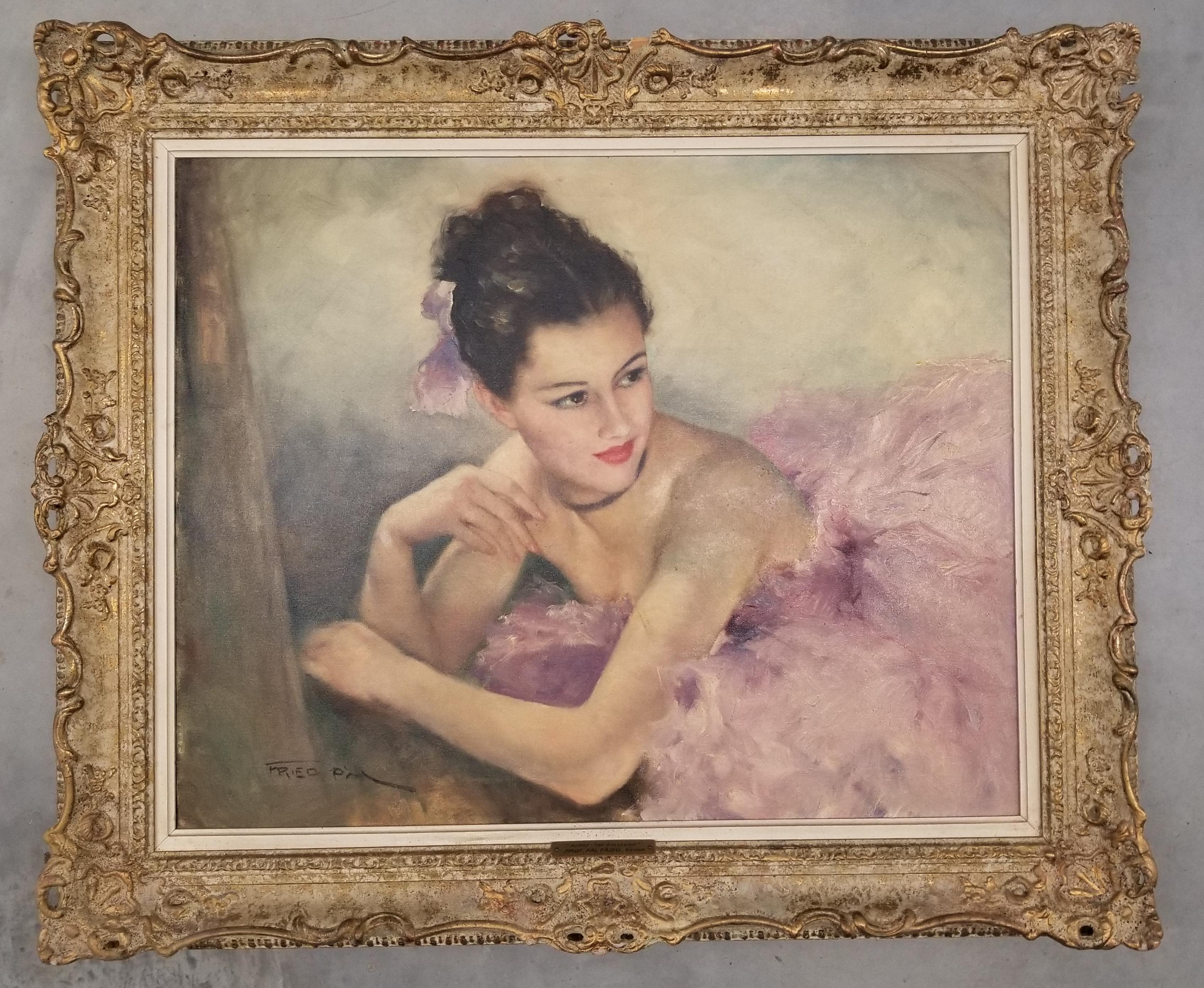 Renee - The Ballerina  - Painting by Pal Fried
