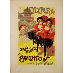 1896 original Les Maîtres de l'affiche Pl.35 by PAL Grand ballet Brighton