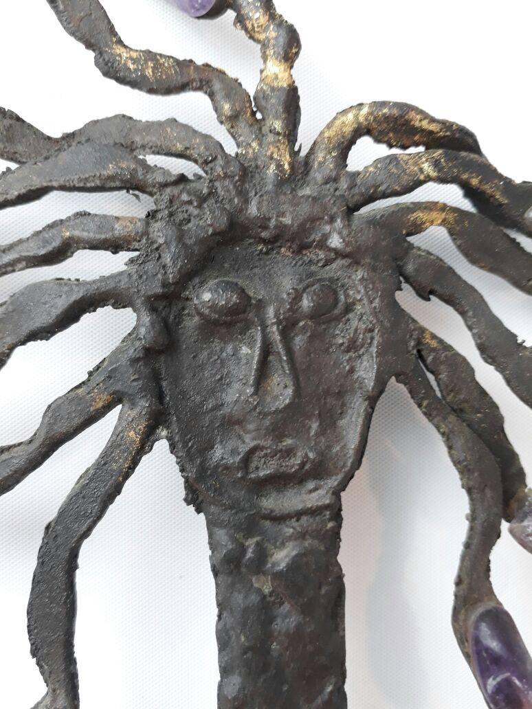 Milieu du XXe siècle Sculpture en bronze Pal Kepenyes