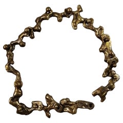 Pal Kepenyes Brutalist Bronze Bracelet