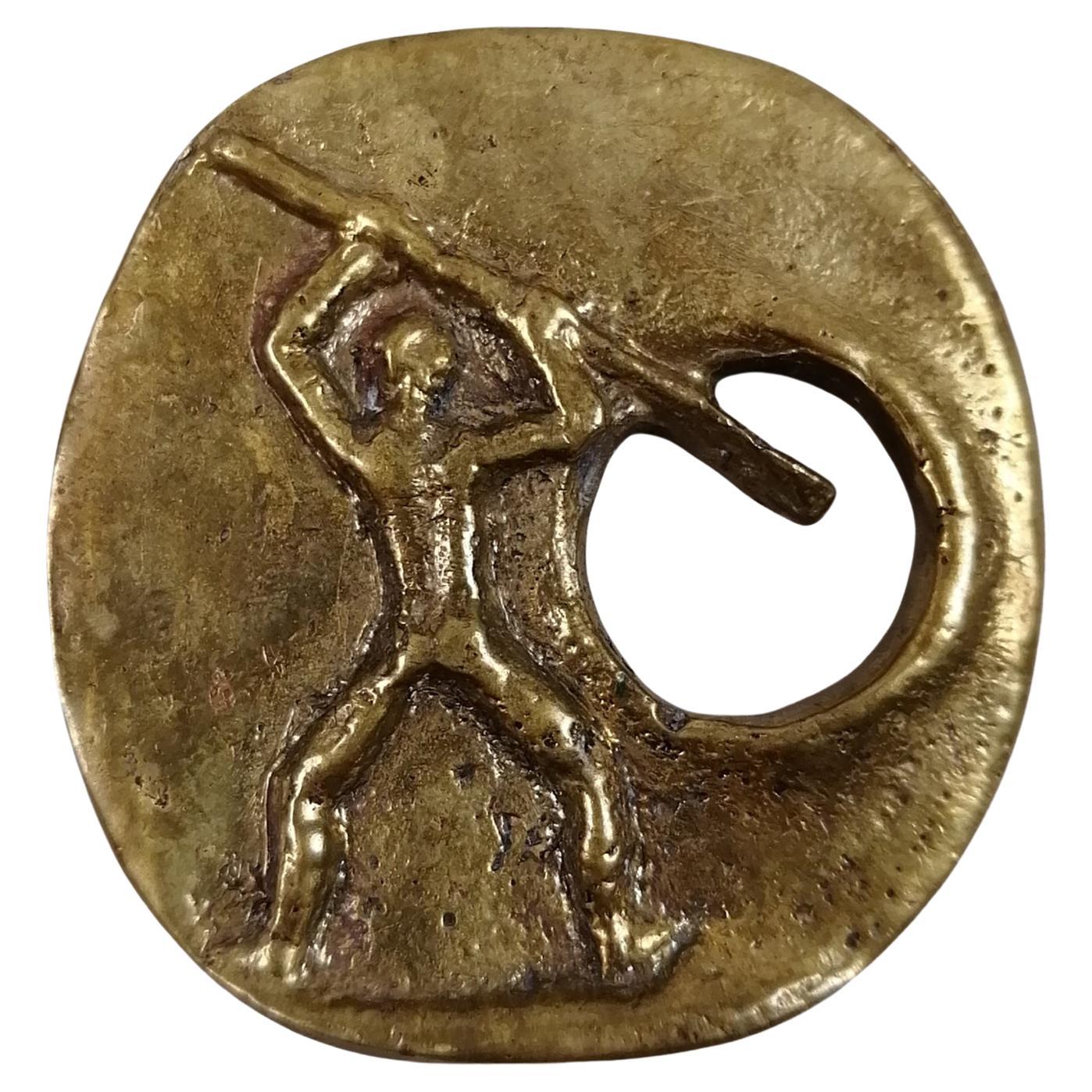 Pal Kepenyes Brutalist Bronze Buckle