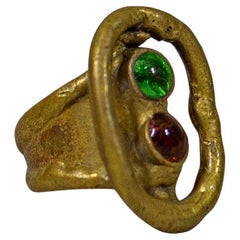 Pal Kepenyes Brutalistischer Bronze-Ring