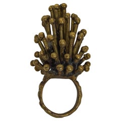 Pal Kepenyes Brutalist Bronze Ring