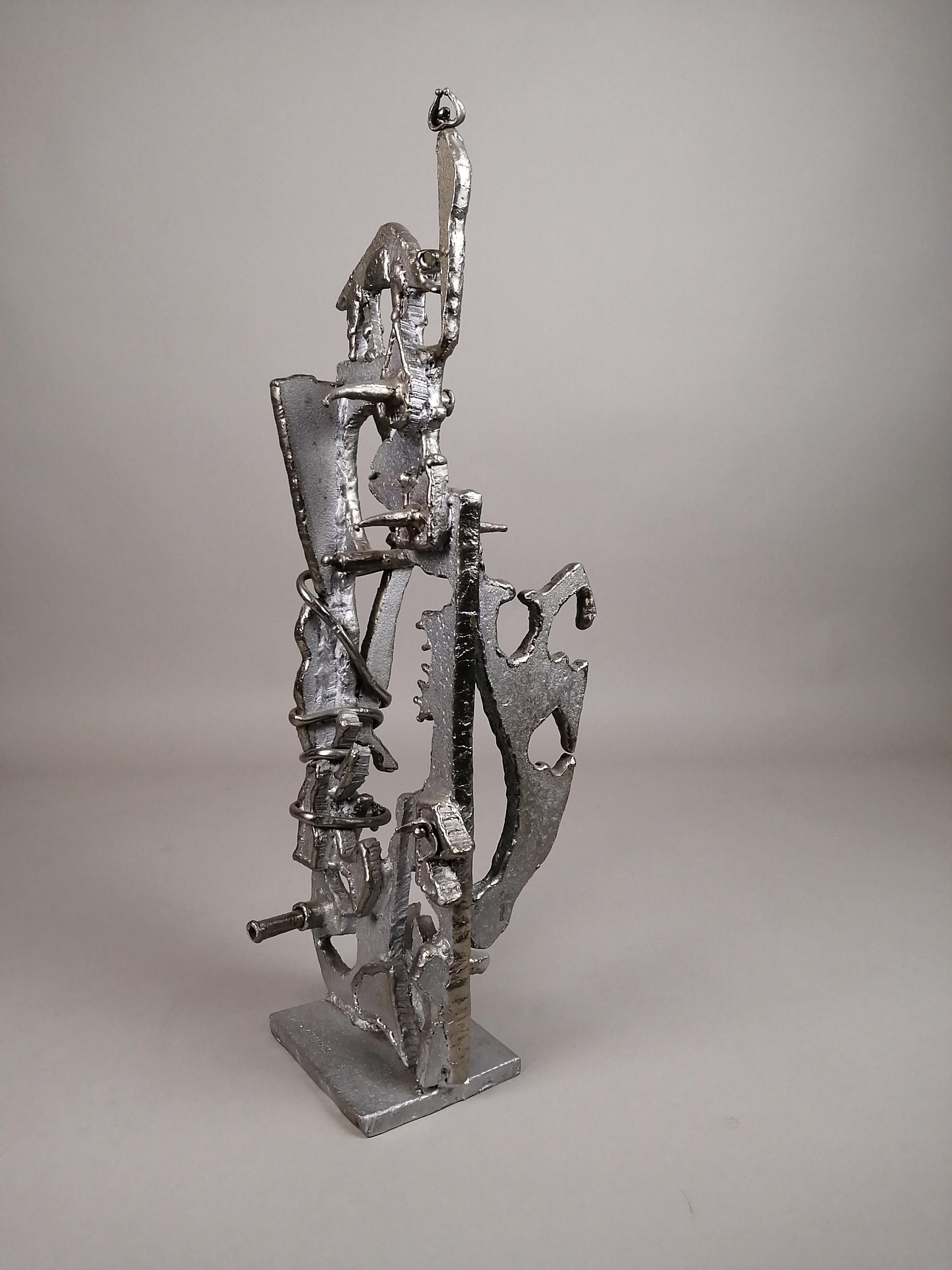Pal Kepenyes Brutalist Steel Sculpture For Sale 1