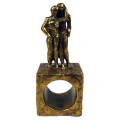 Pal Kepenyes Couple Hugging Bronze Sculpture