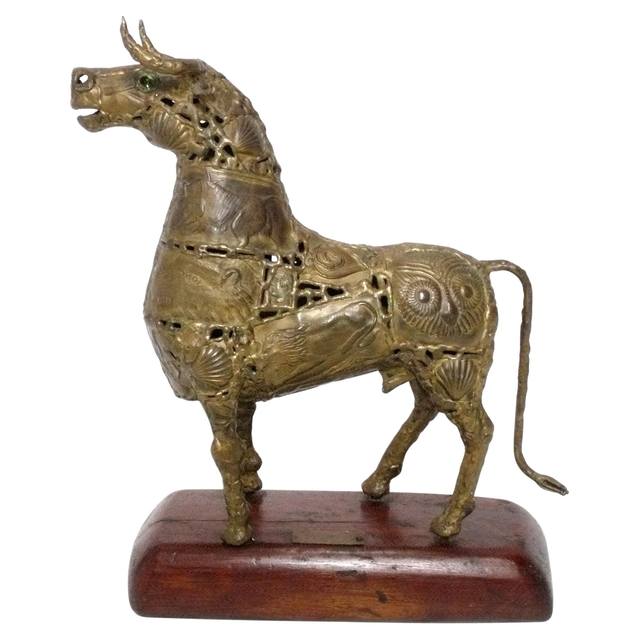 Pal Kepenyes Modernist Bronze Bull Sculpture Mid Century Abstract Modern Art For Sale