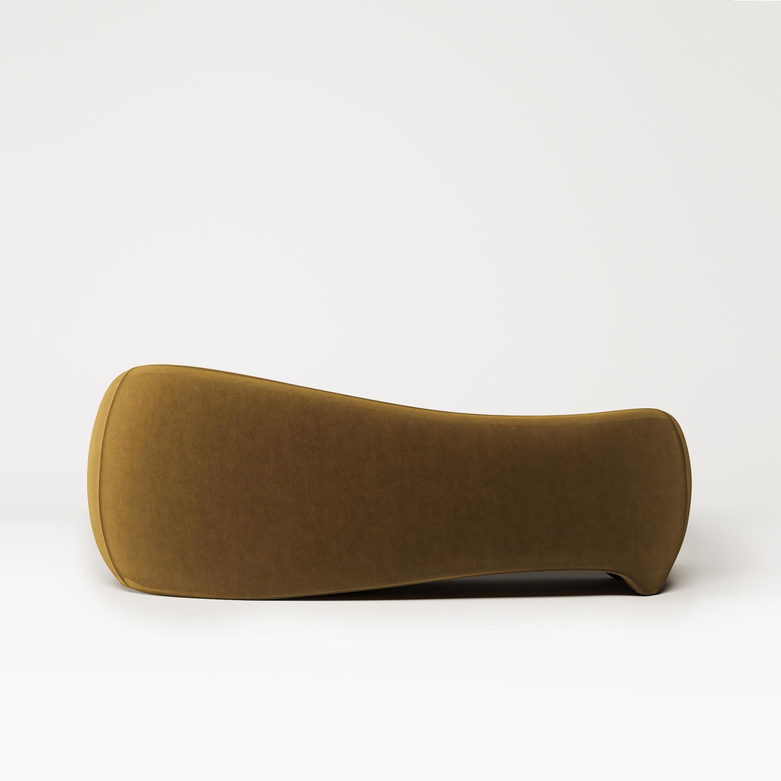 Pal-Up Sofa 250, Organic Modern, Flexib Velvet, by Mehmet Orel for Studio Kirkit In New Condition For Sale In IZMIR, TR