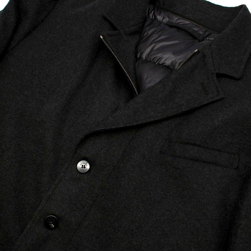 Pal Zileri Puffer Lined Wool & Cashmere Jacket - Size XXL In New Condition For Sale In London, GB